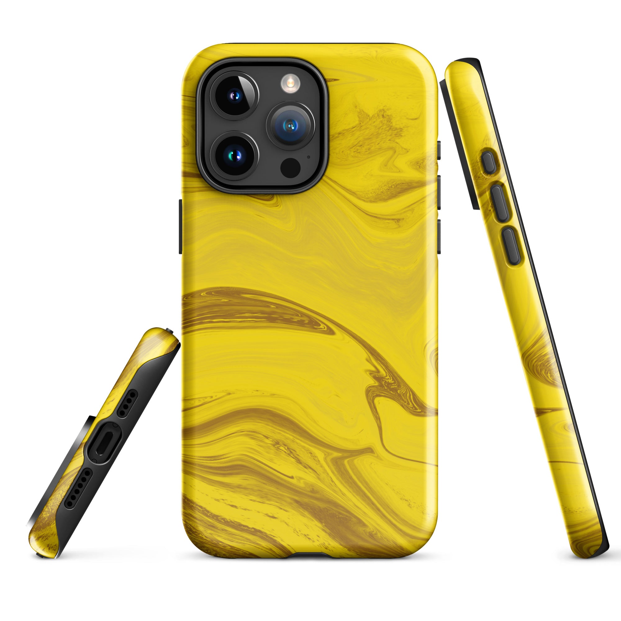 Tough Case for iPhone® Liquid Gold Marble