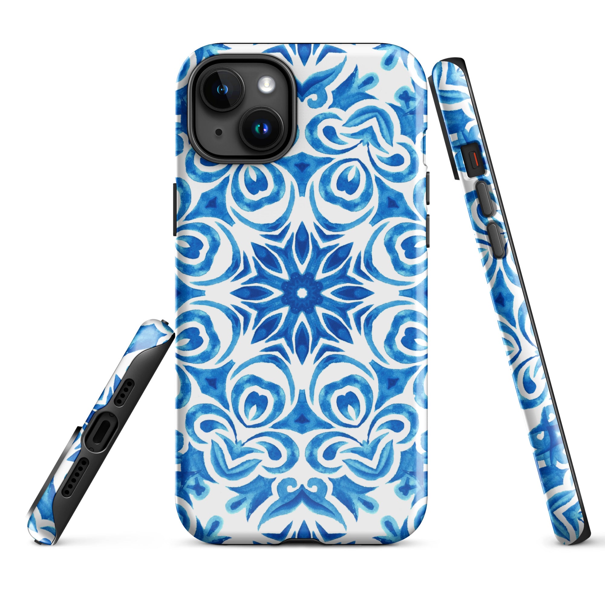 Tough Case for iPhone® Majolica Pattern II