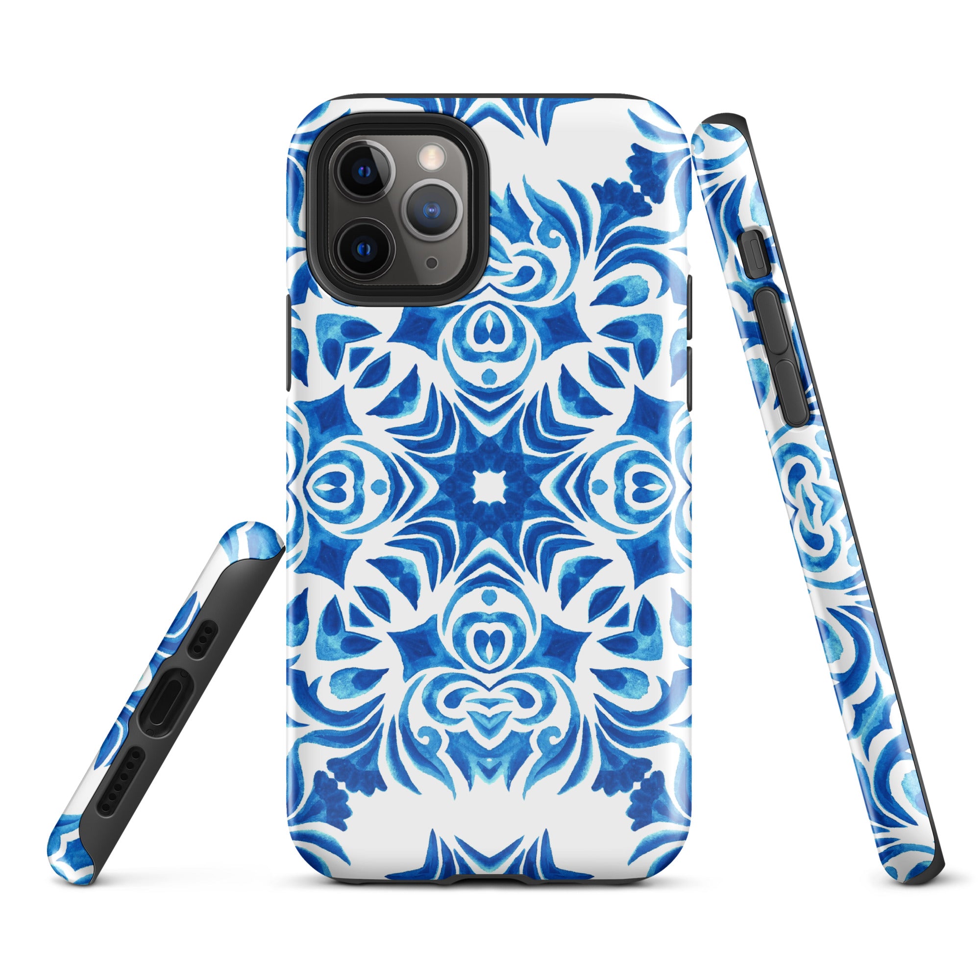 Tough Case for iPhone® Majolica Pattern III