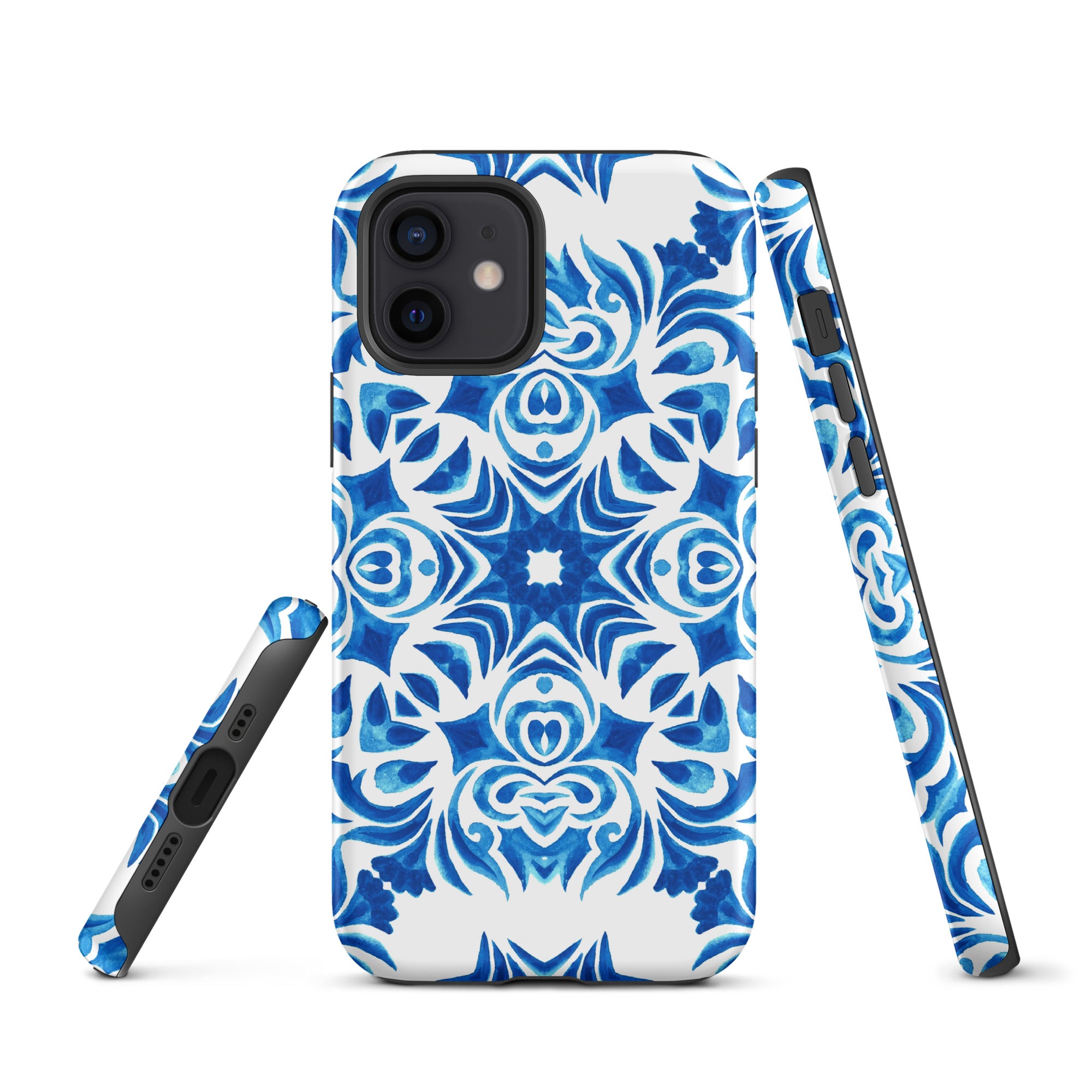 Tough Case for iPhone® Majolica Pattern III