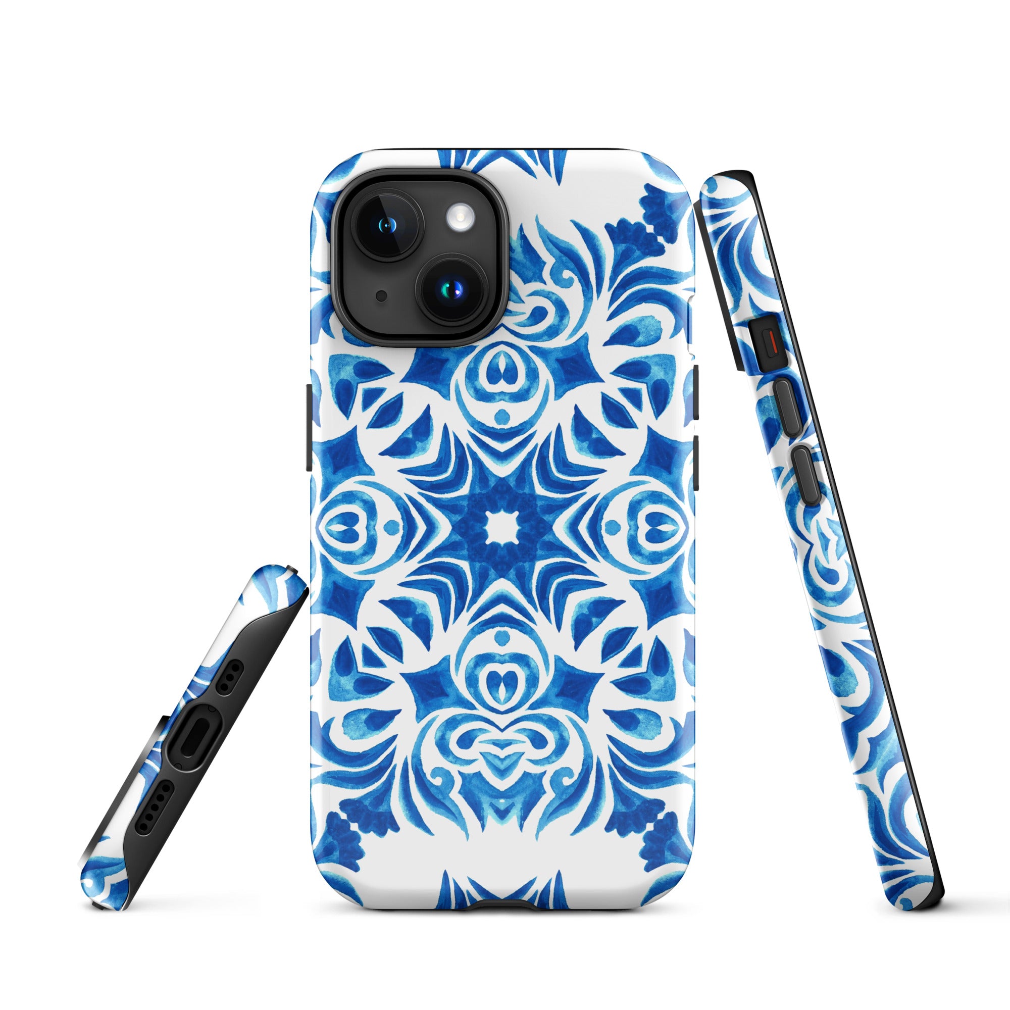 Tough Case for iPhone® Majolica Pattern III