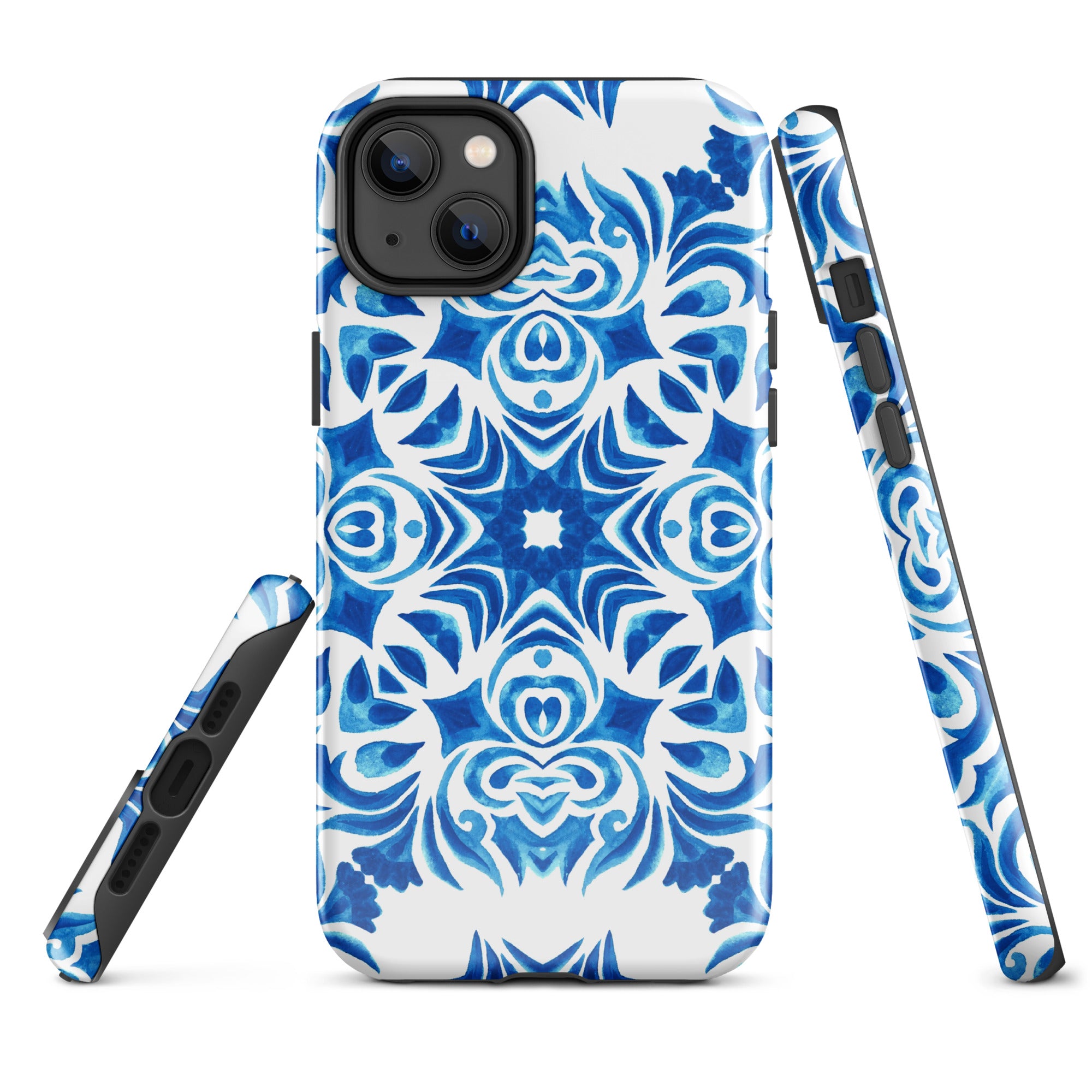 Tough Case for iPhone® Majolica Pattern III