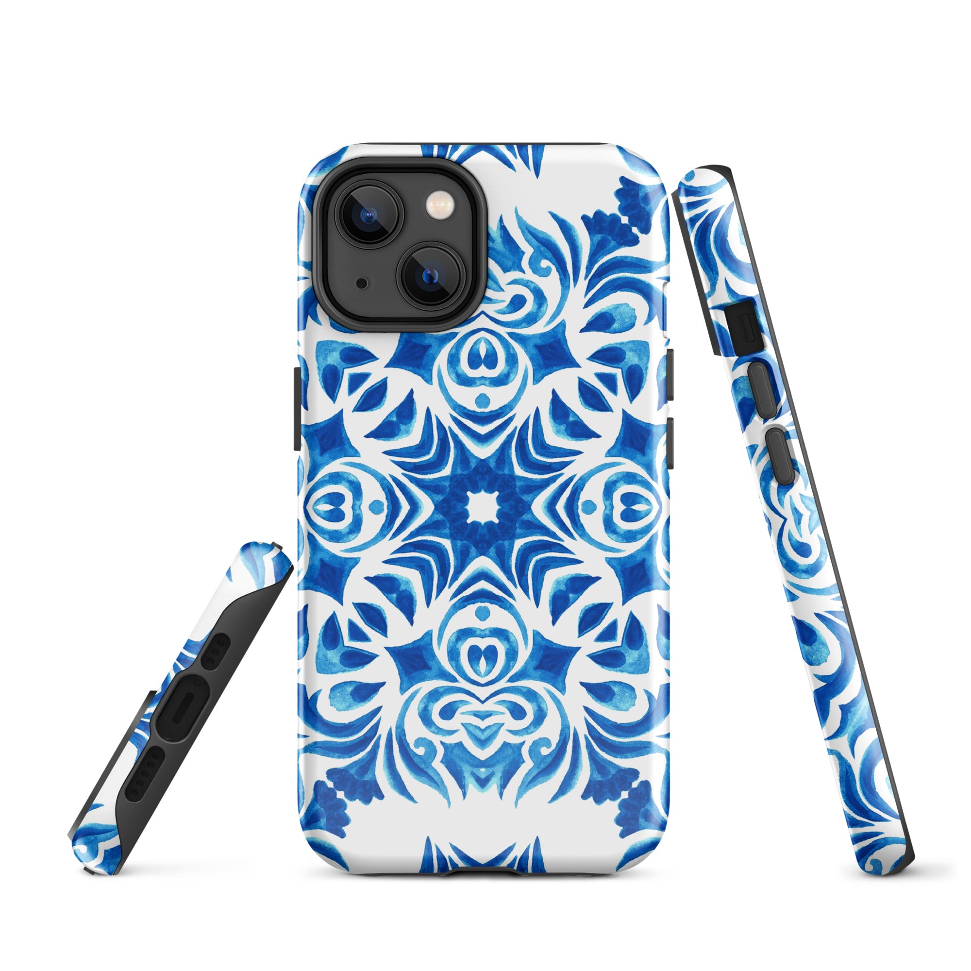 Tough Case for iPhone® Majolica Pattern III
