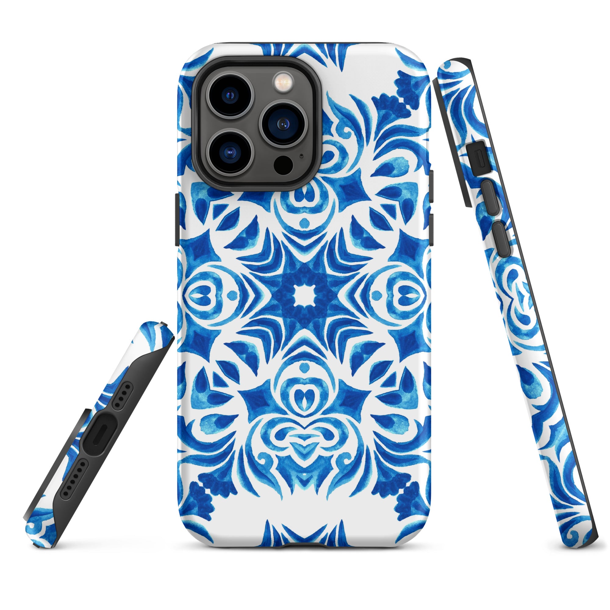 Tough Case for iPhone® Majolica Pattern III