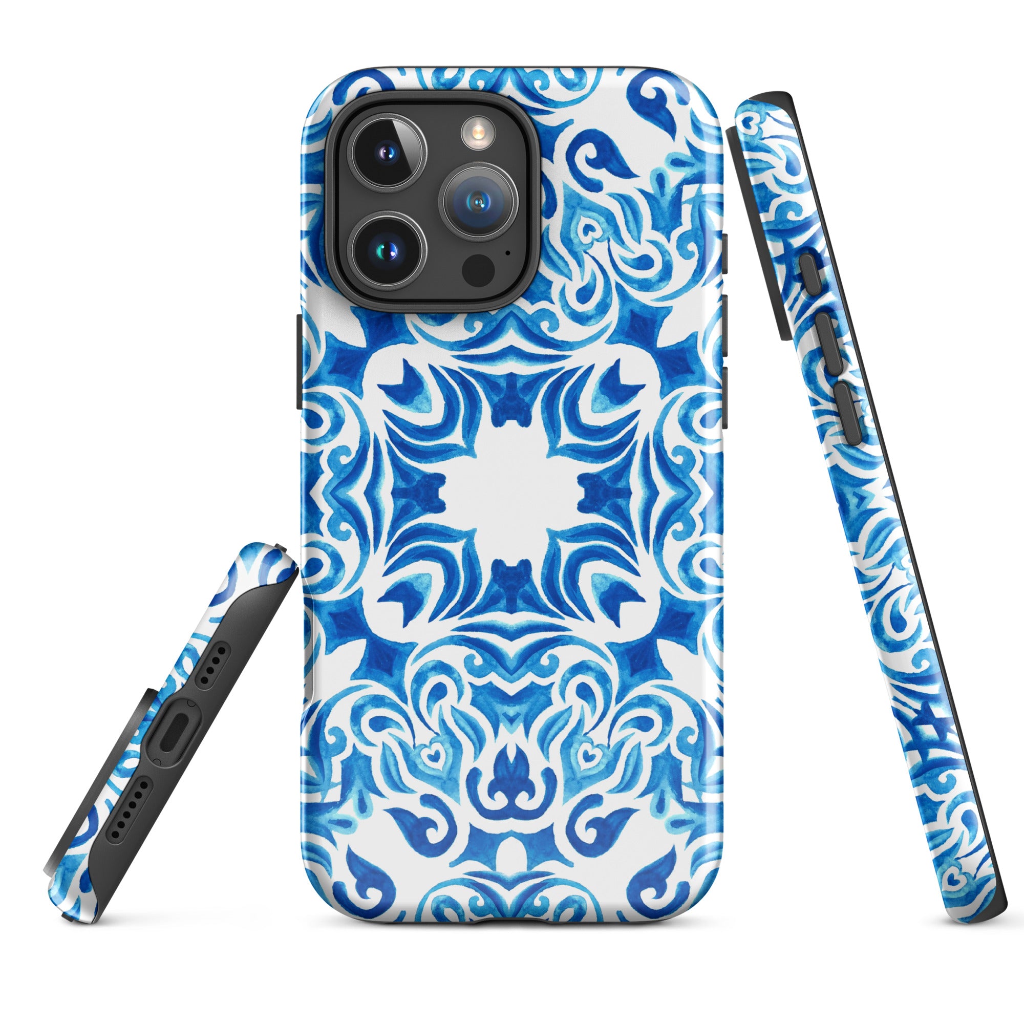 Tough Case for iPhone® Majolica Pattern IV