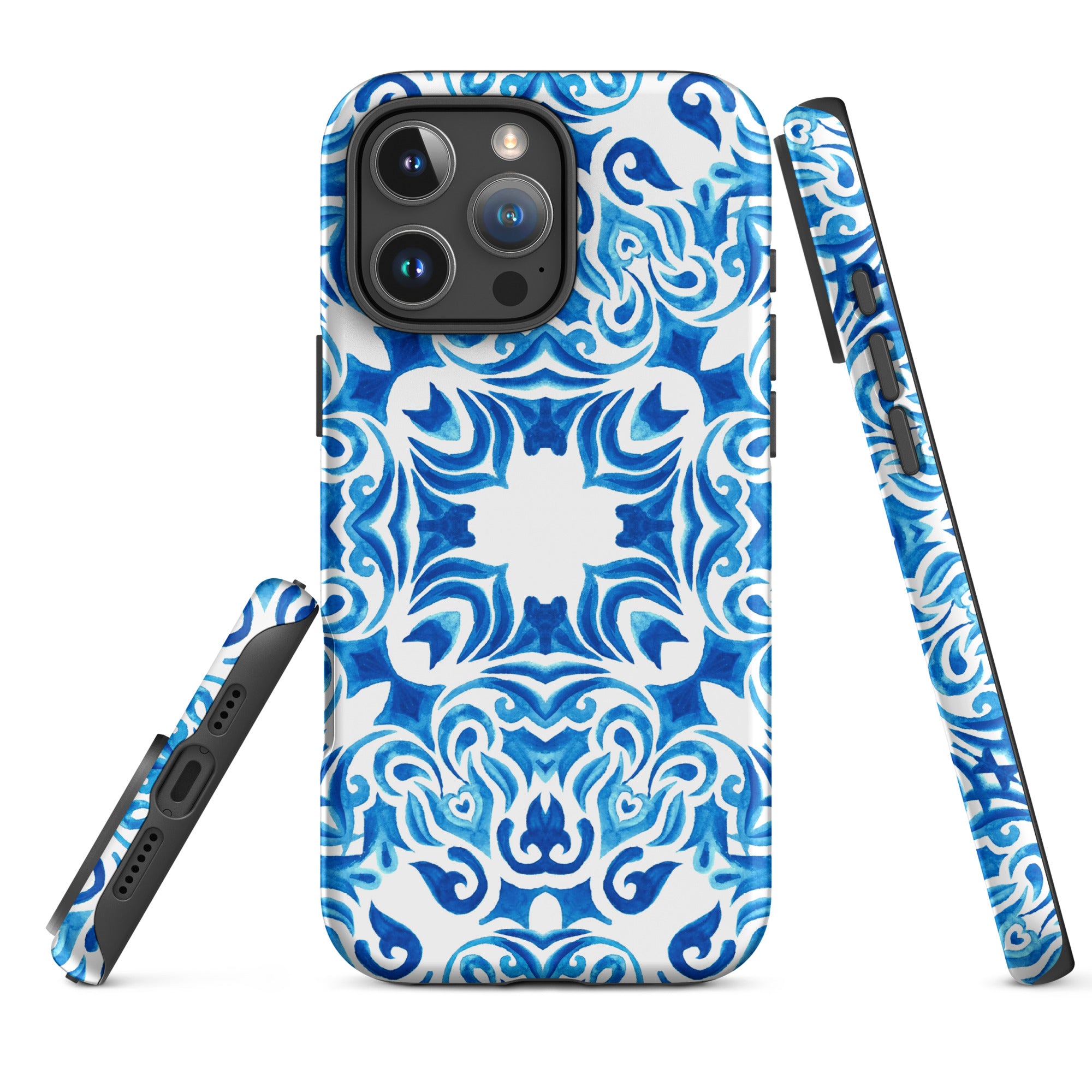 Tough Case for iPhone® Majolica Pattern IV