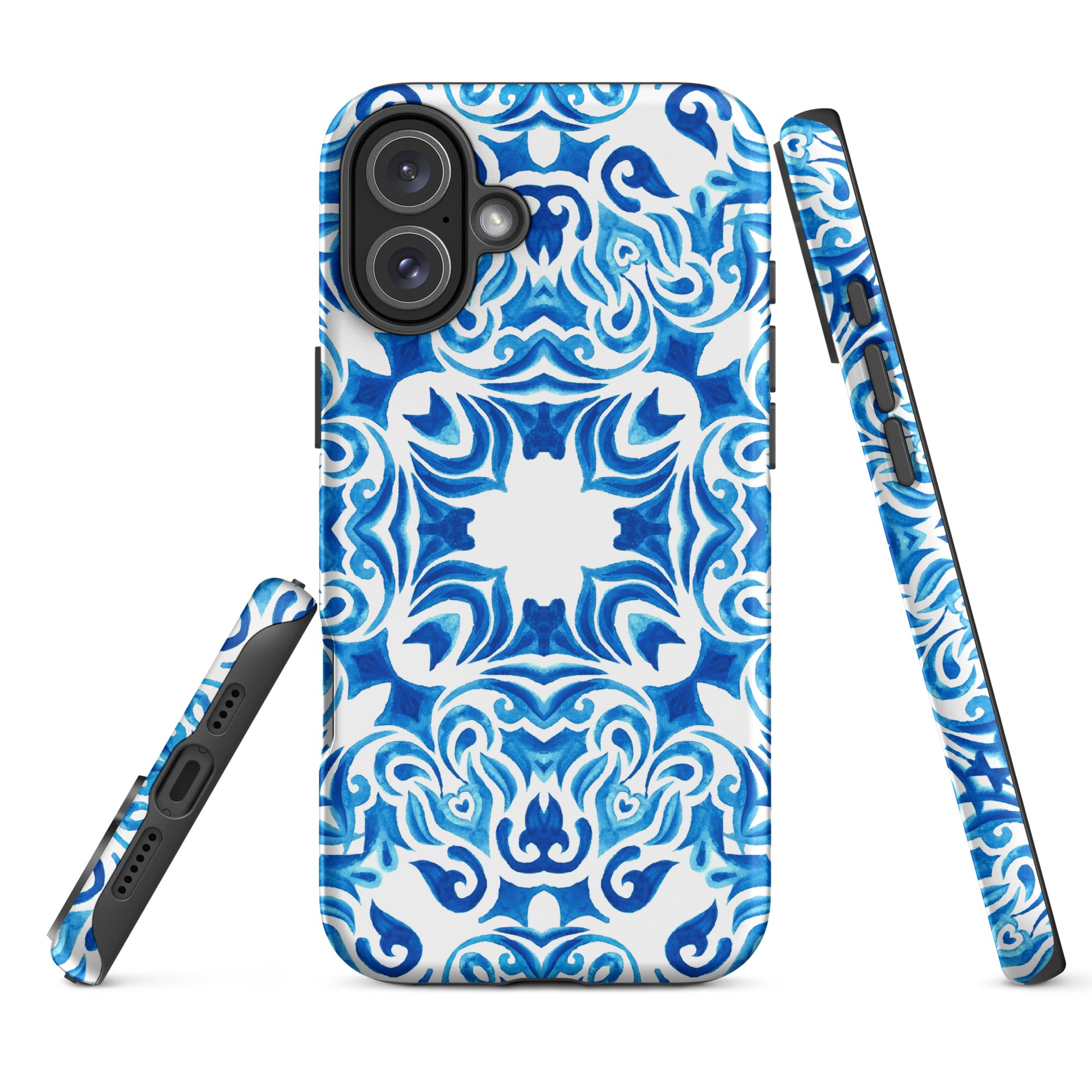 Tough Case for iPhone® Majolica Pattern IV