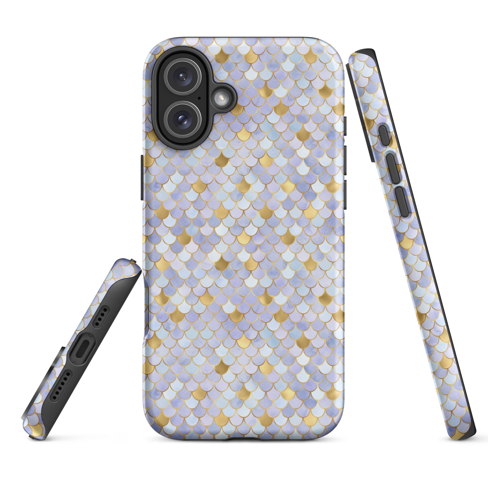 Tough Case for iPhone® Mermaid Skin Purple