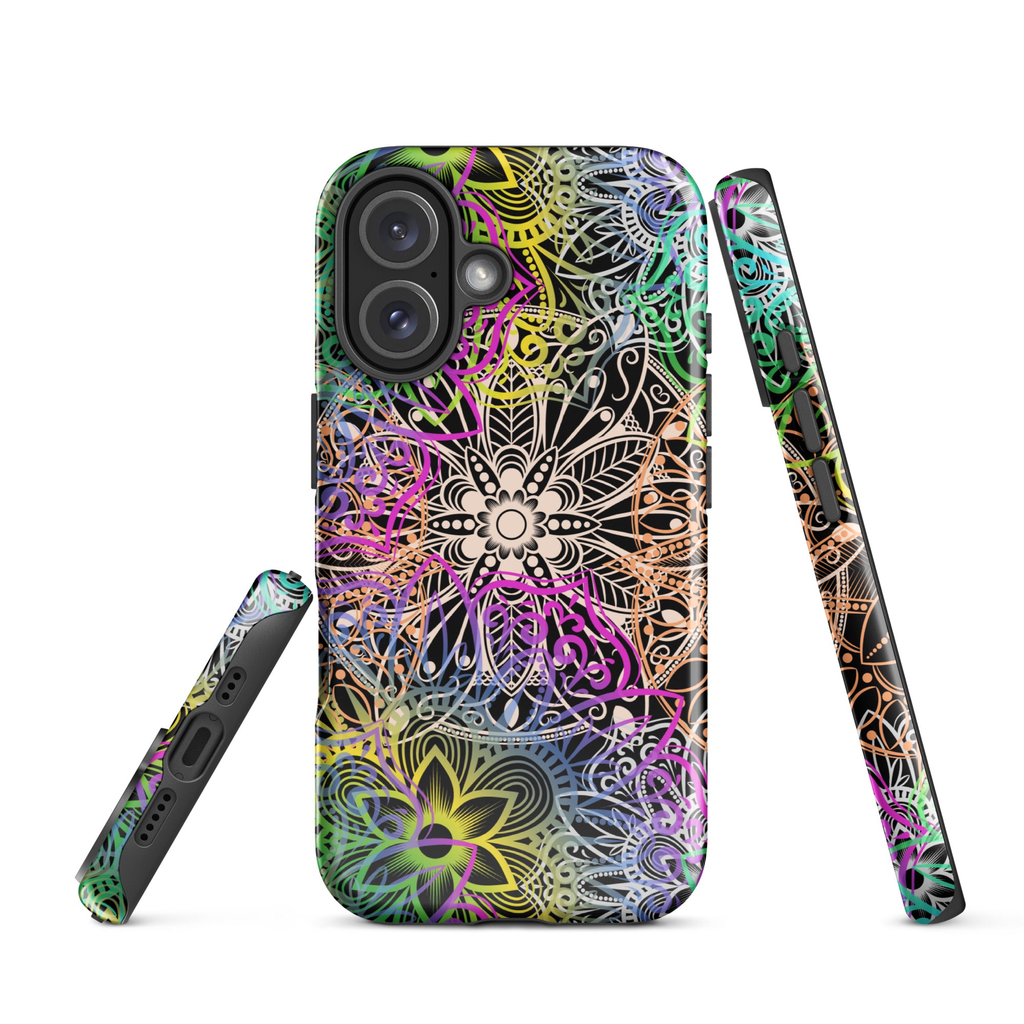Tough Case for iPhone® Multicolour Mandala