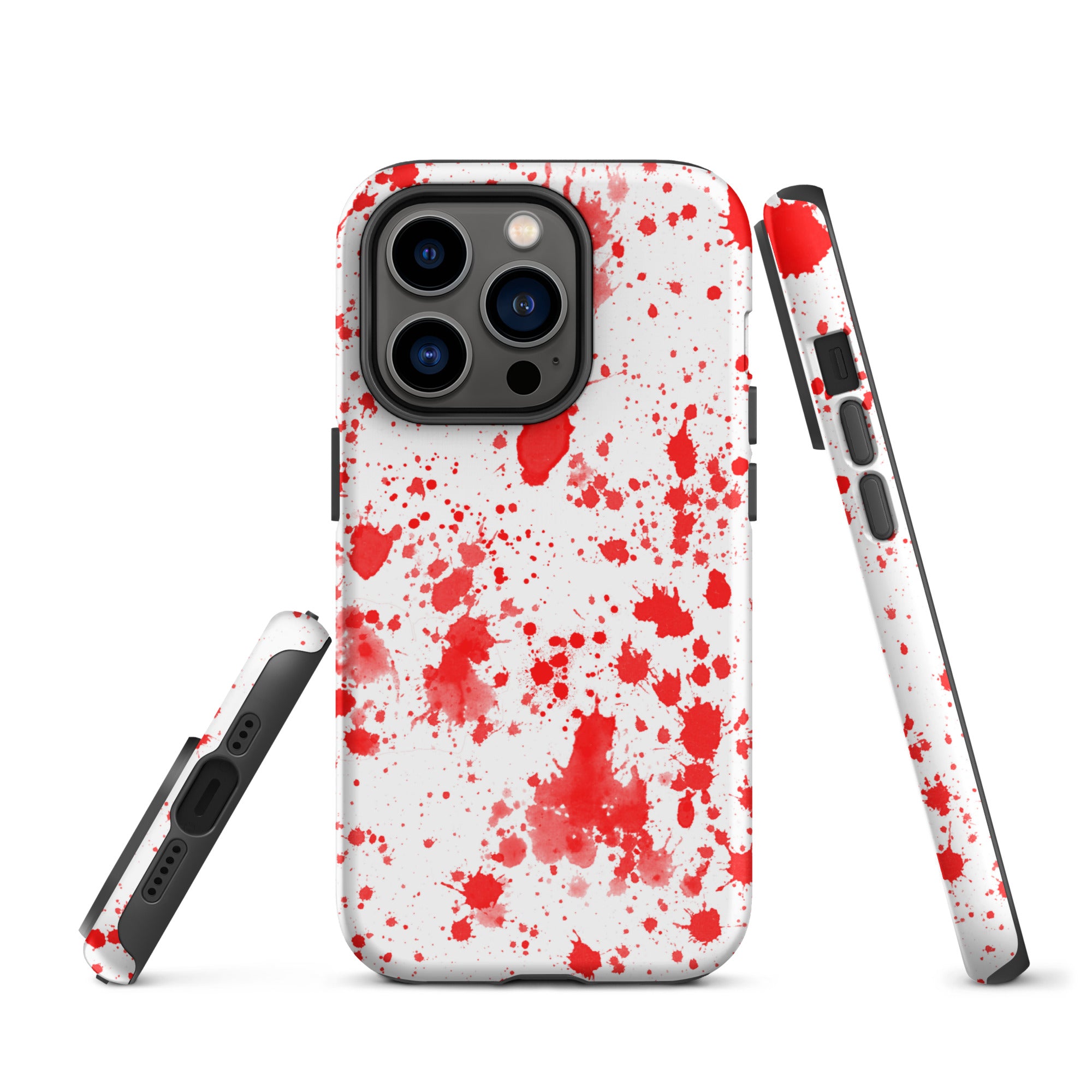 Tough Case for iPhone® Paint Splatter Red