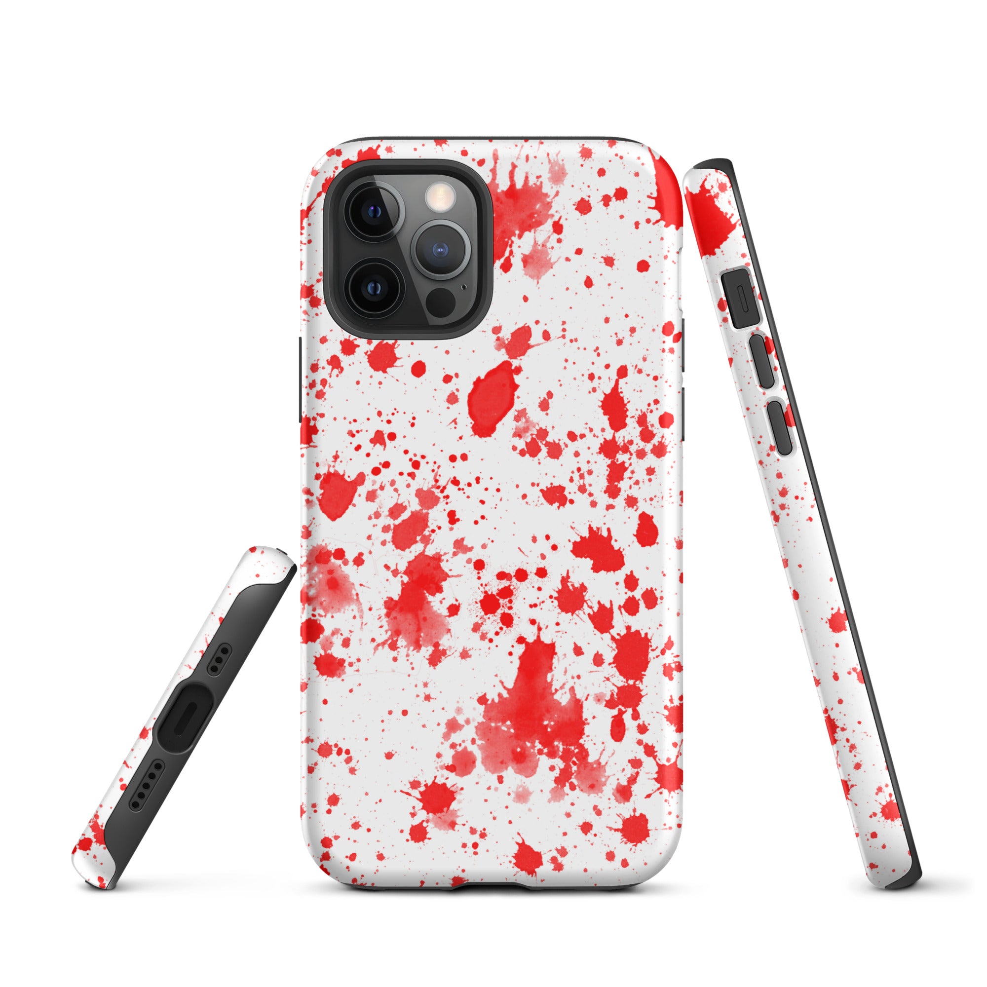 Tough Case for iPhone® Paint Splatter Red