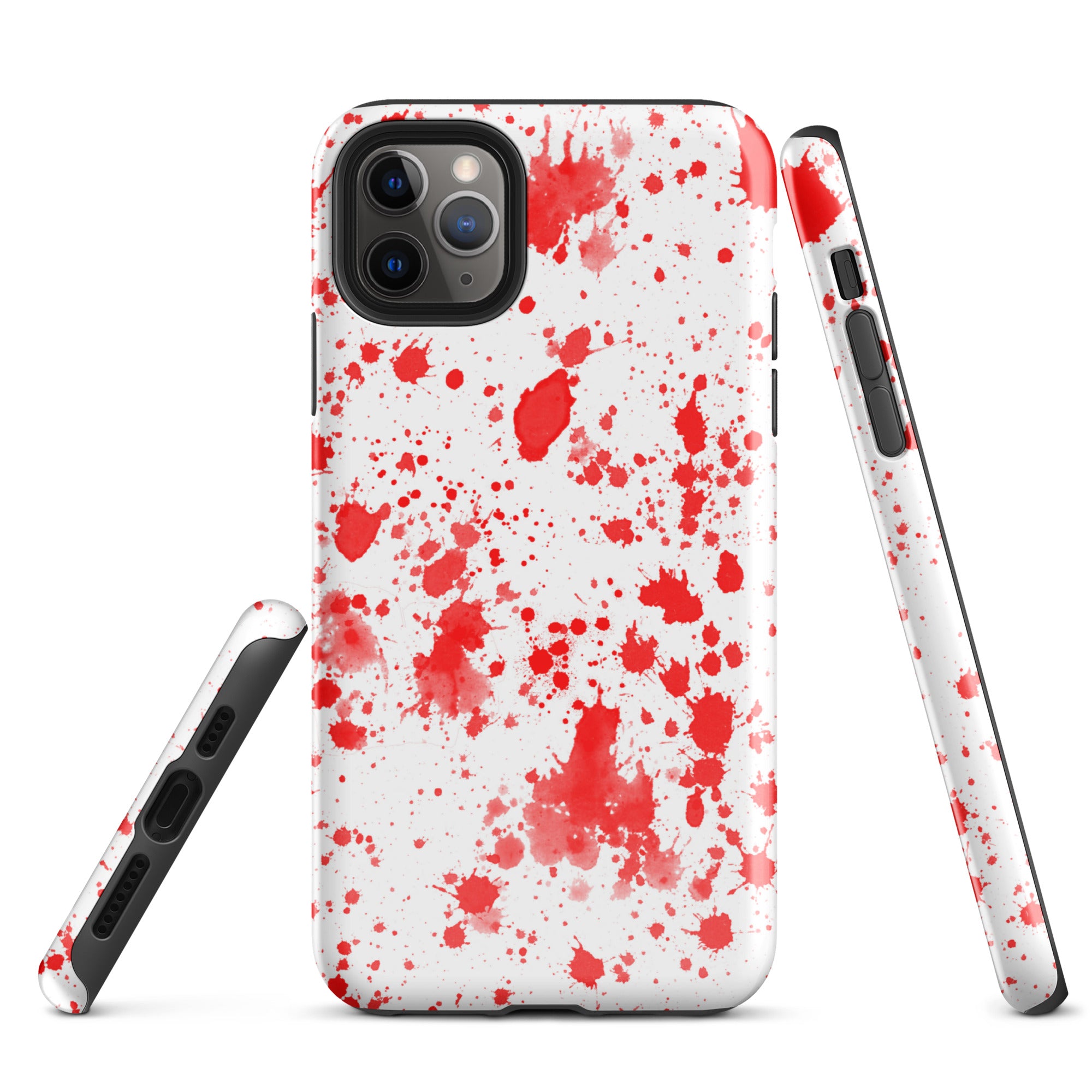 Tough Case for iPhone® Paint Splatter Red