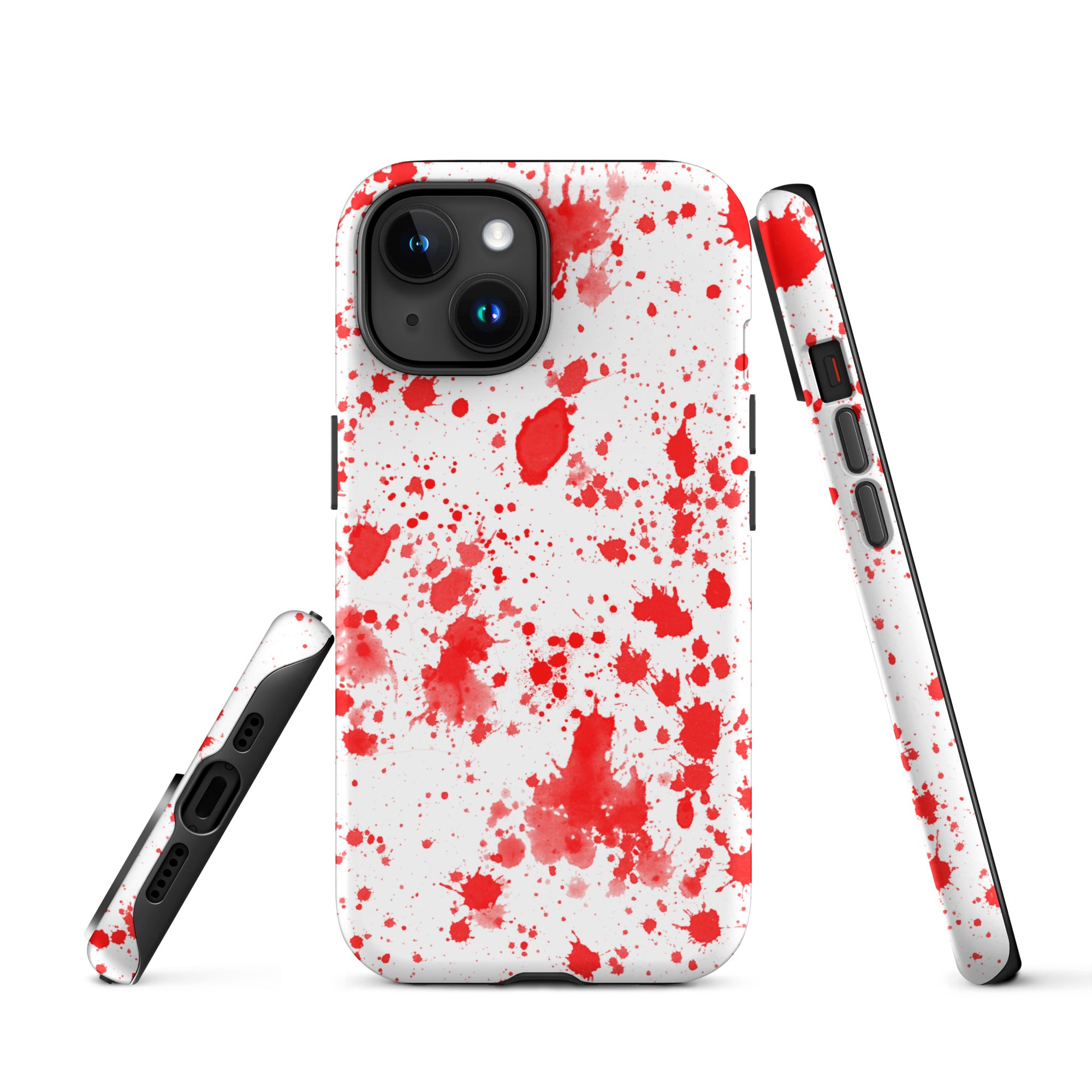 Tough Case for iPhone® Paint Splatter Red