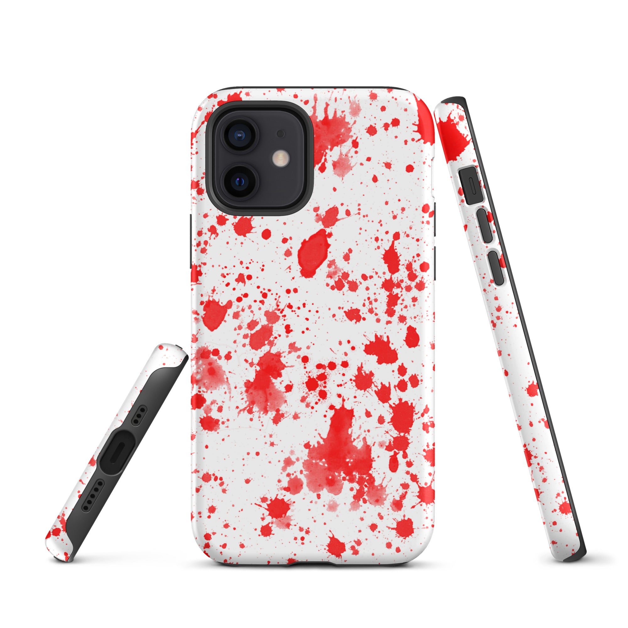 Tough Case for iPhone® Paint Splatter Red