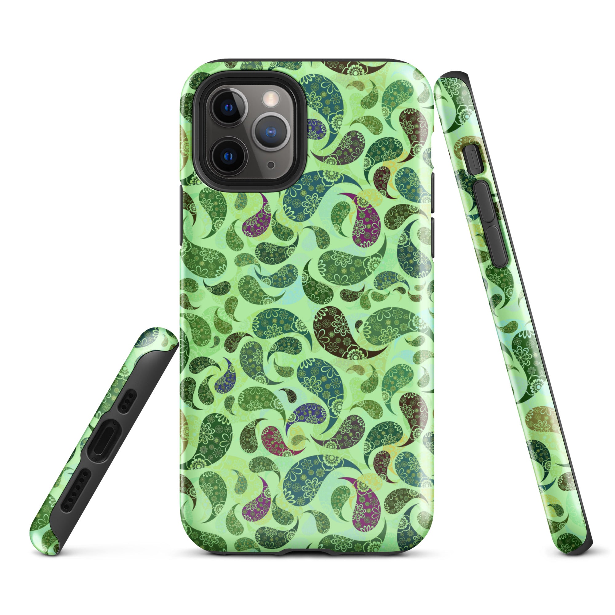 Tough Case for iPhone® Paisley Green