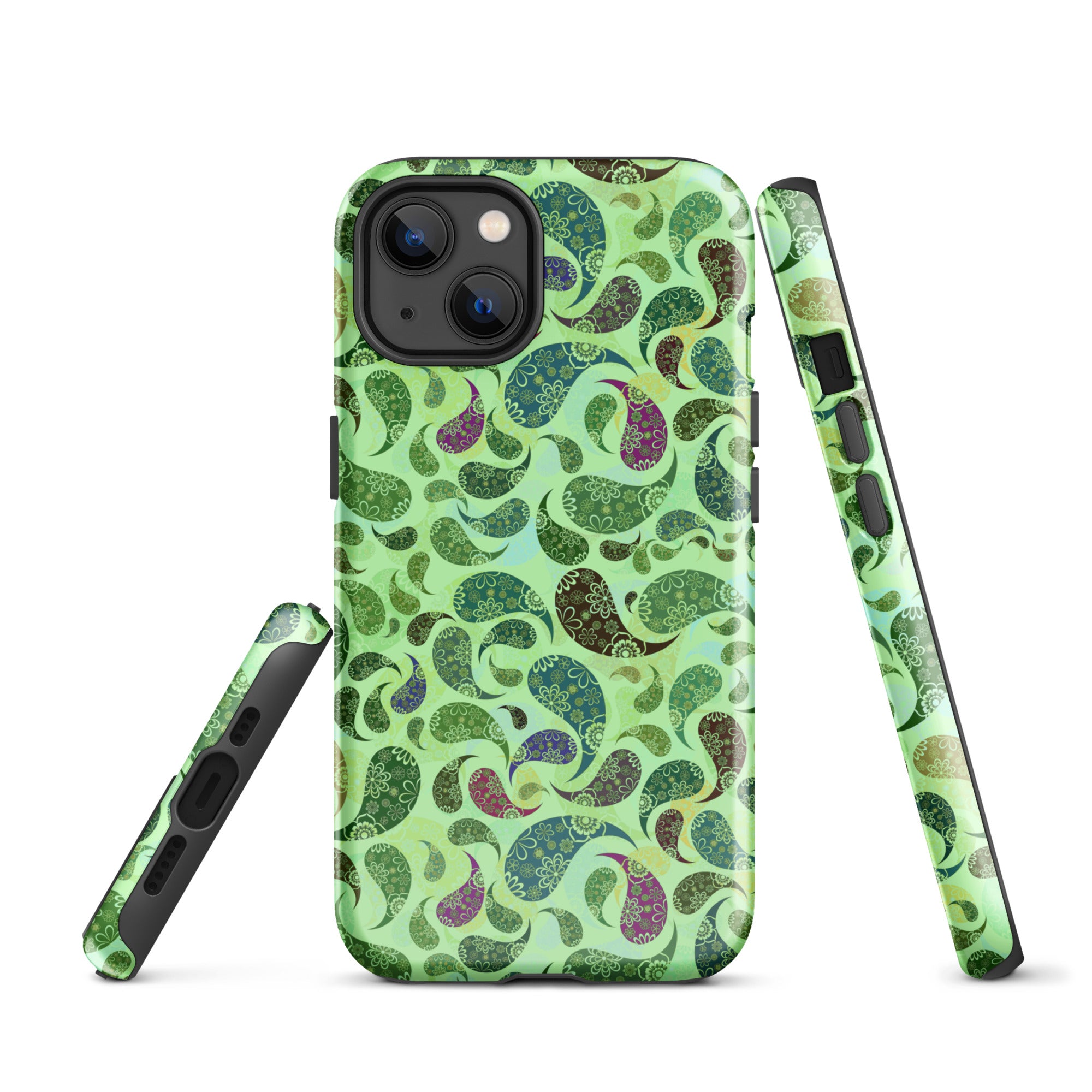 Tough Case for iPhone® Paisley Green