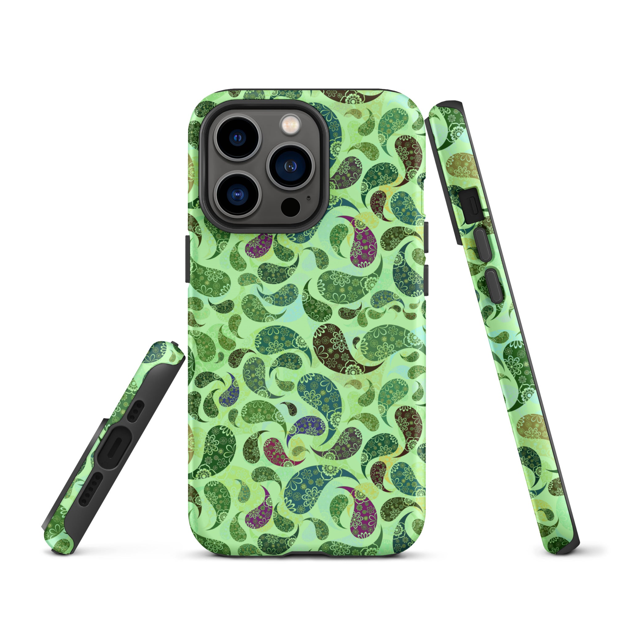 Tough Case for iPhone® Paisley Green