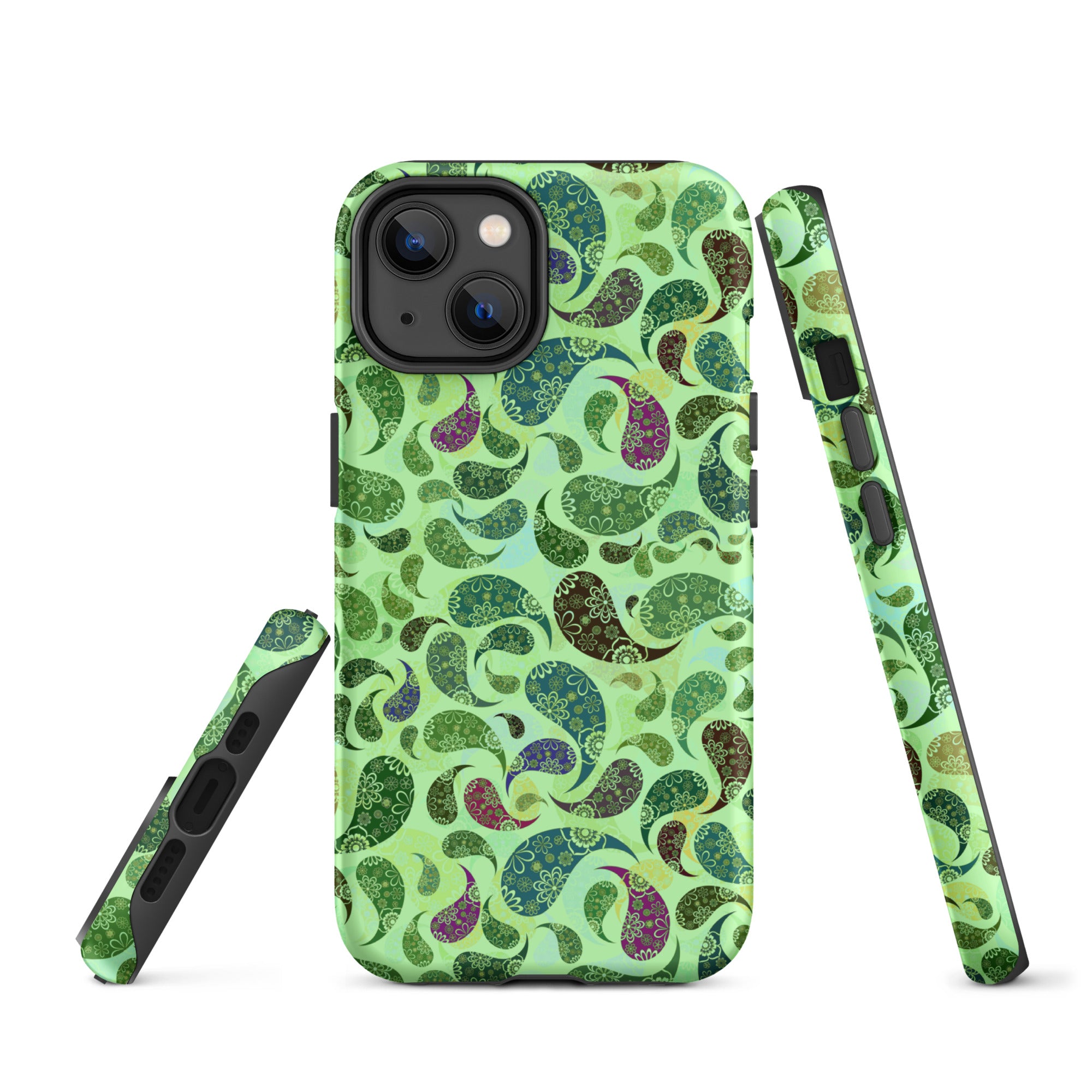 Tough Case for iPhone® Paisley Green