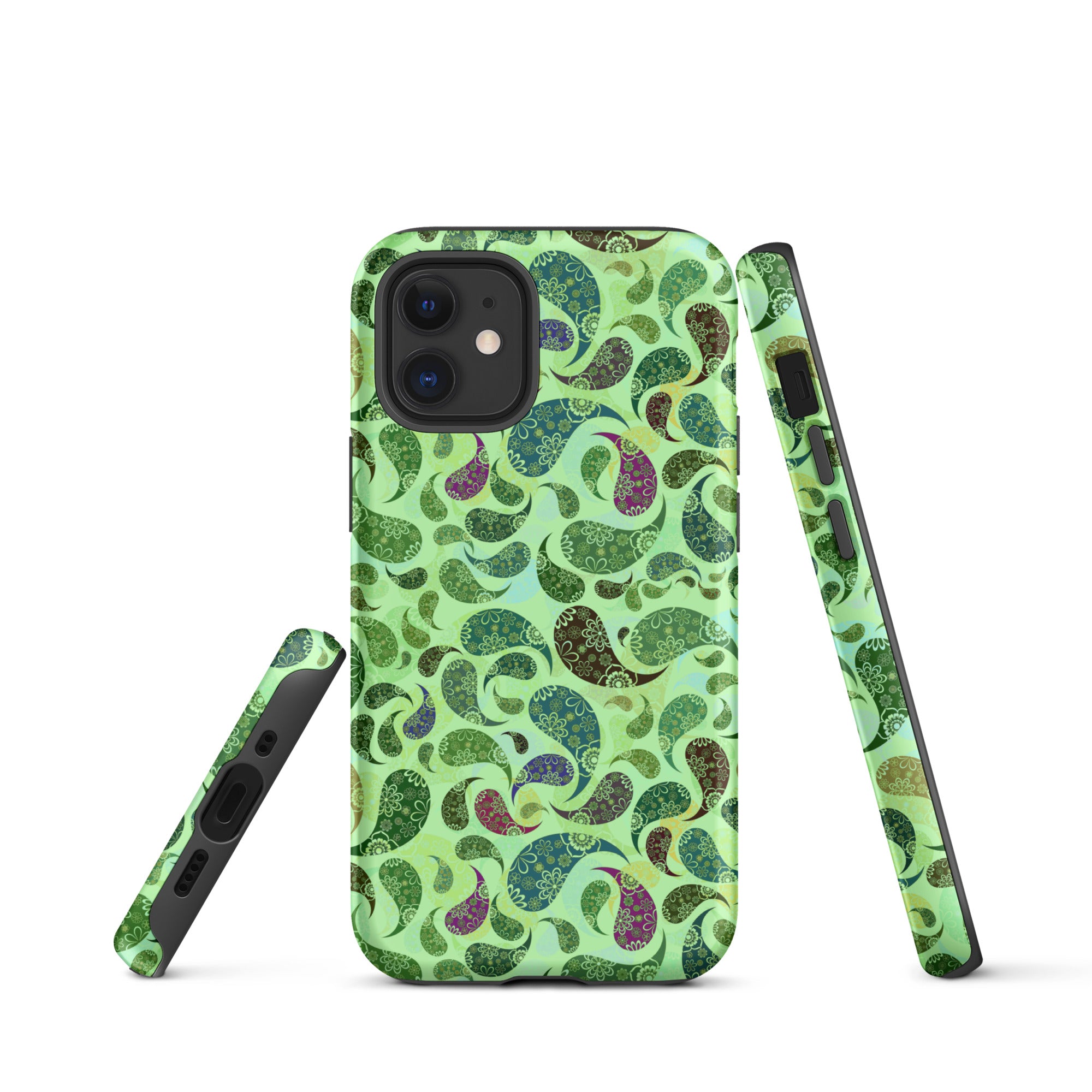 Tough Case for iPhone® Paisley Green