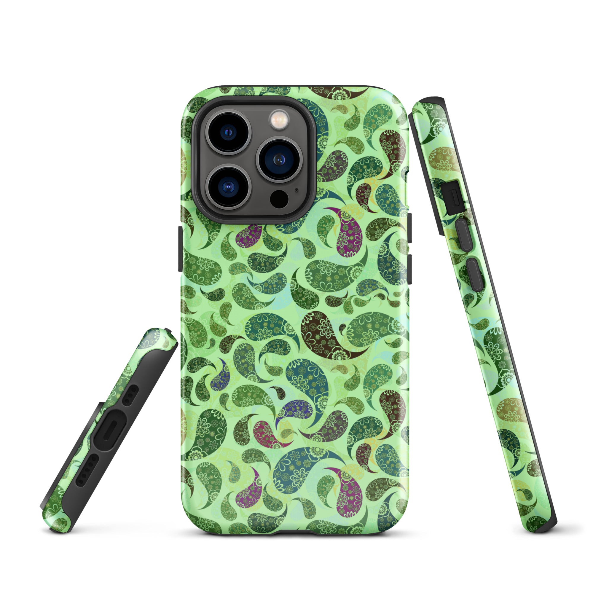 Tough Case for iPhone® Paisley Green