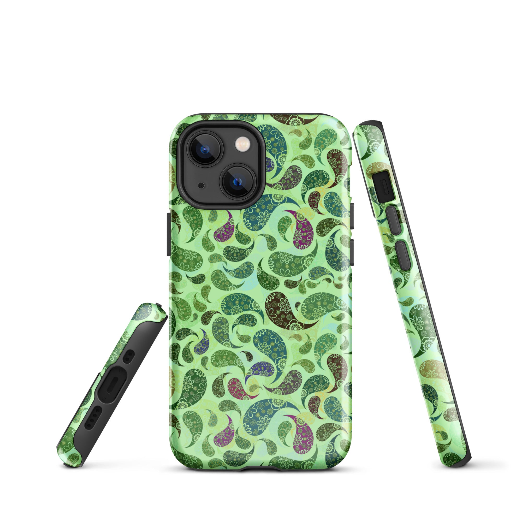 Tough Case for iPhone® Paisley Green