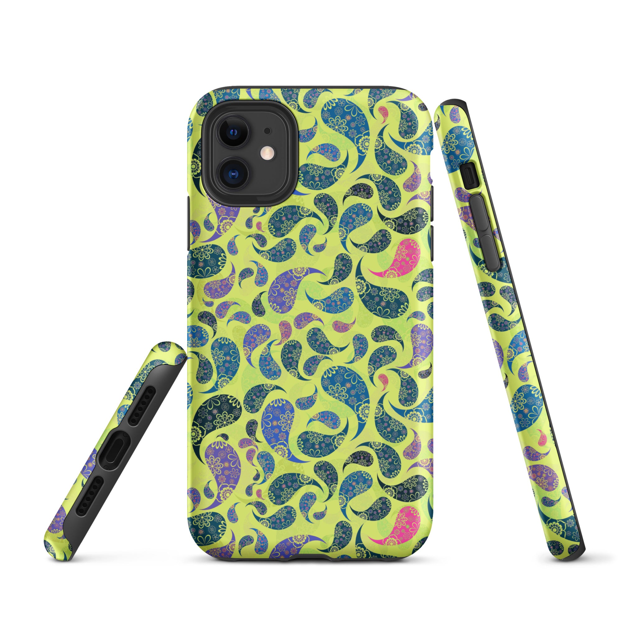 Tough Case for iPhone® Paisley Yellow