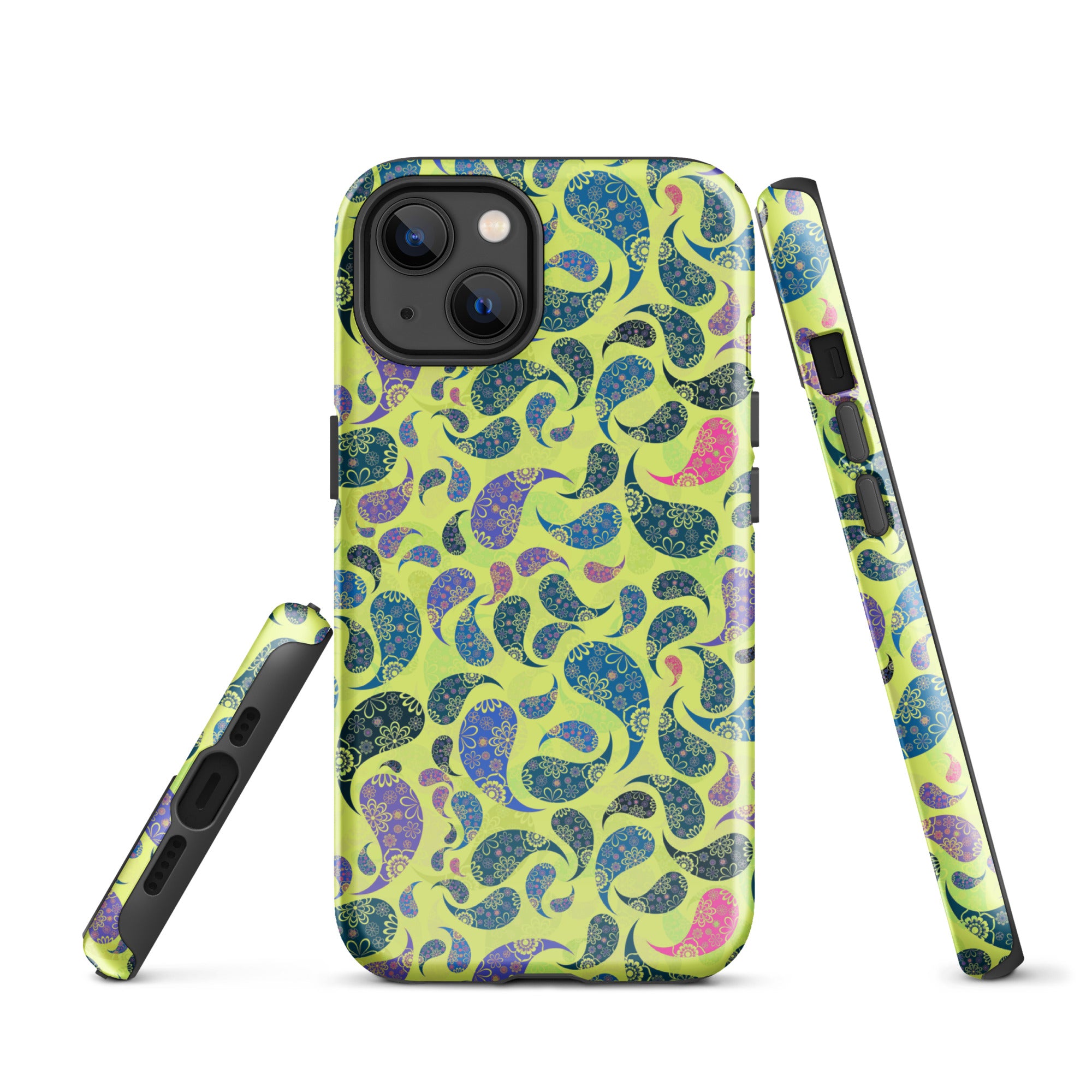 Tough Case for iPhone® Paisley Yellow
