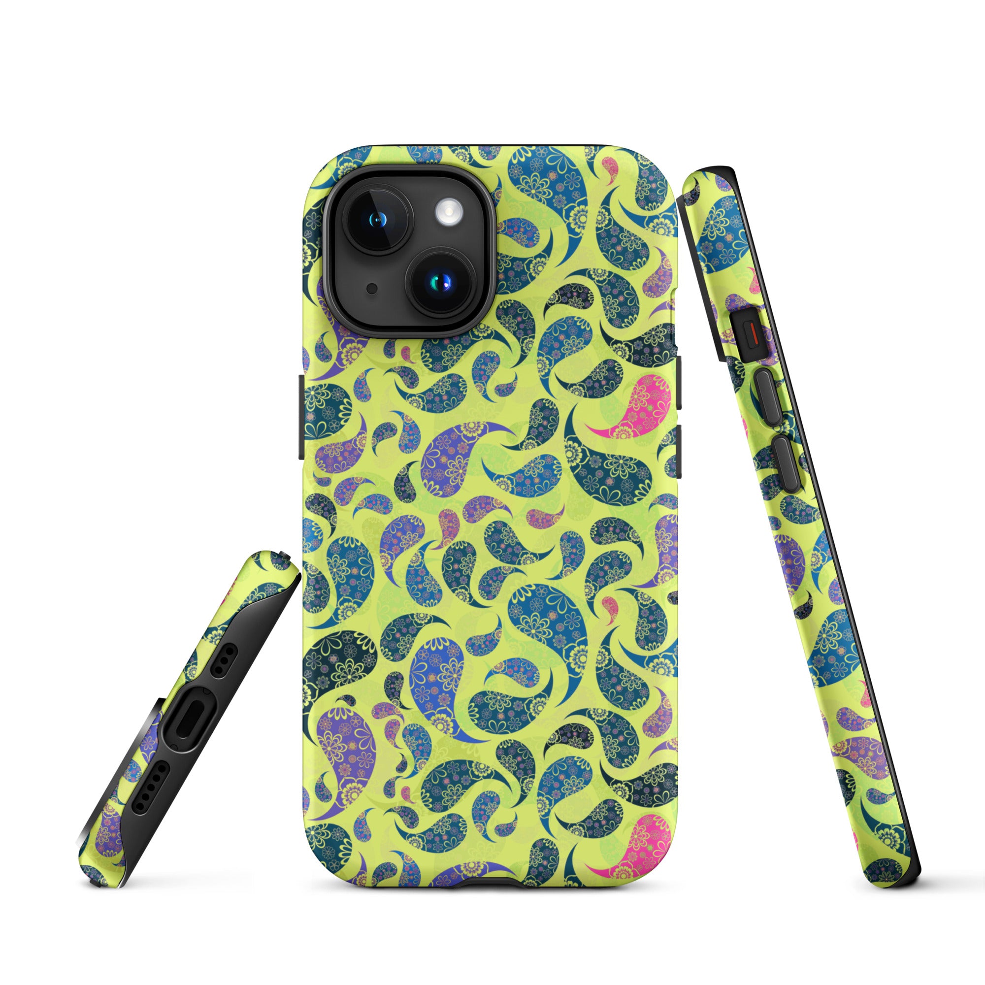 Tough Case for iPhone® Paisley Yellow