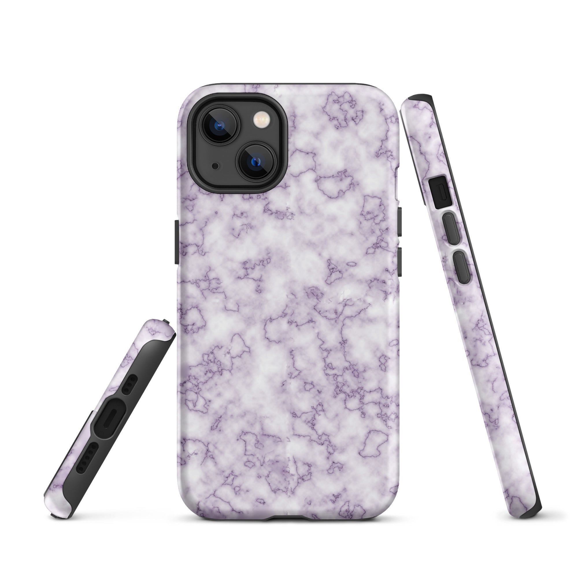 Tough Case for iPhone® Purple Marble