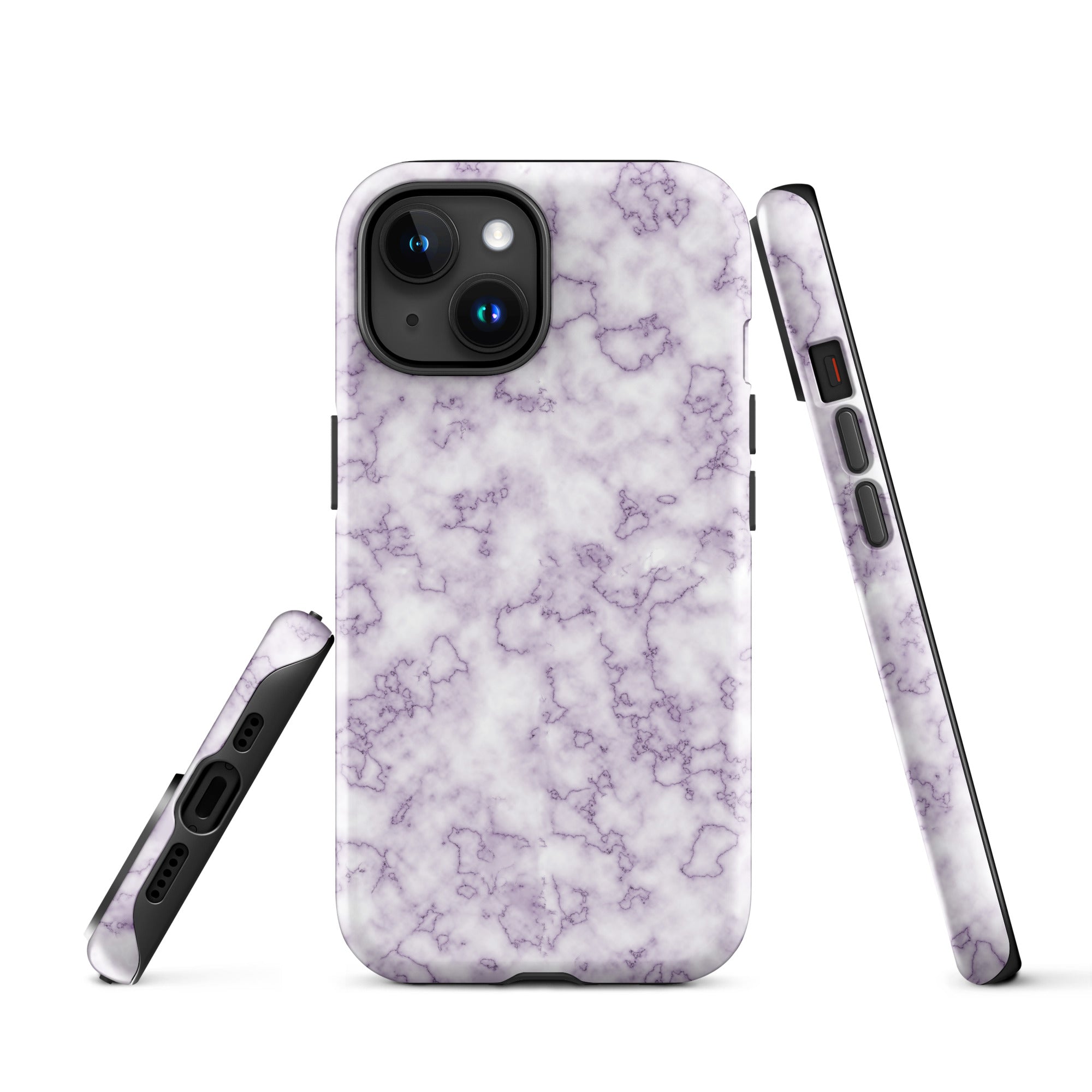 Tough Case for iPhone® Purple Marble