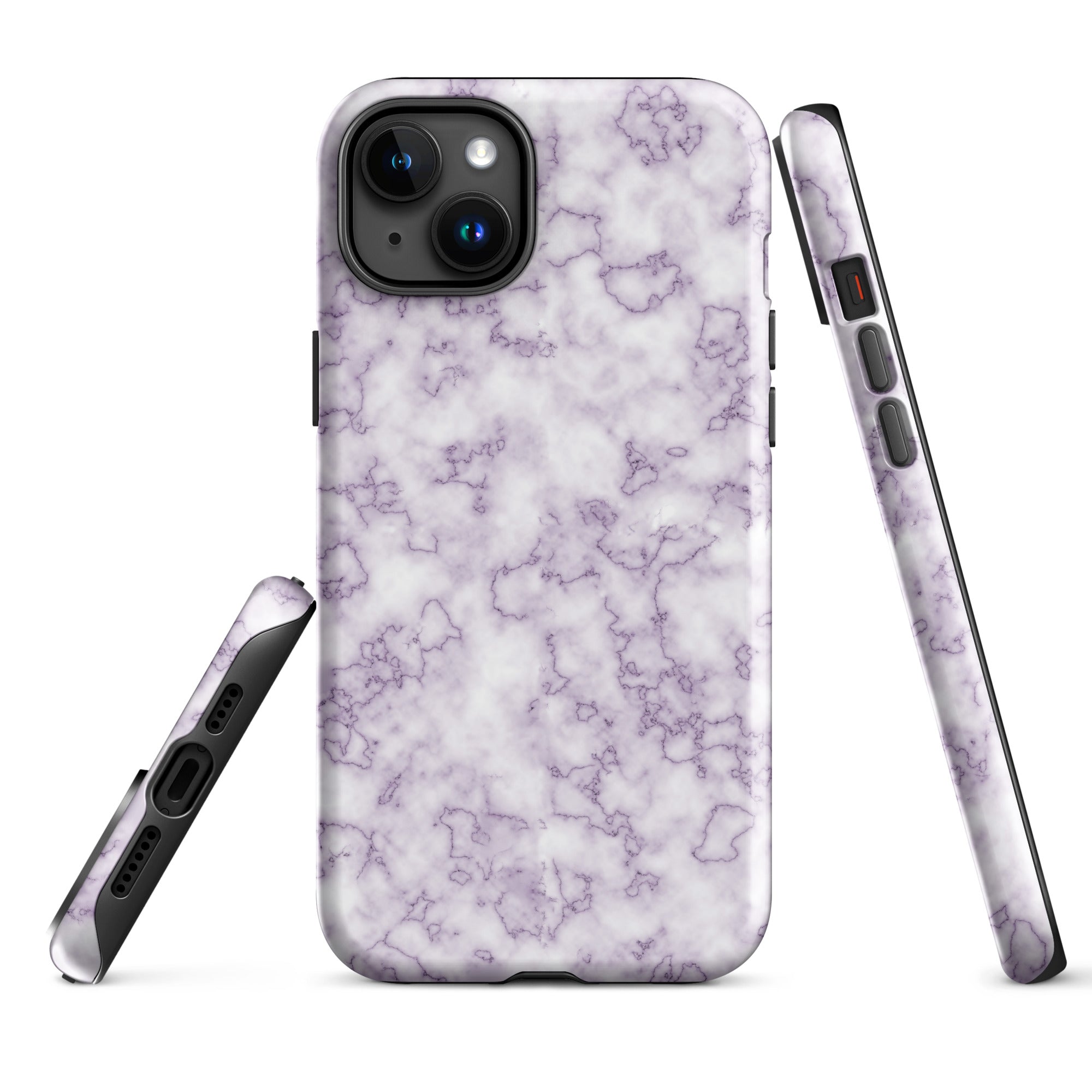 Tough Case for iPhone® Purple Marble