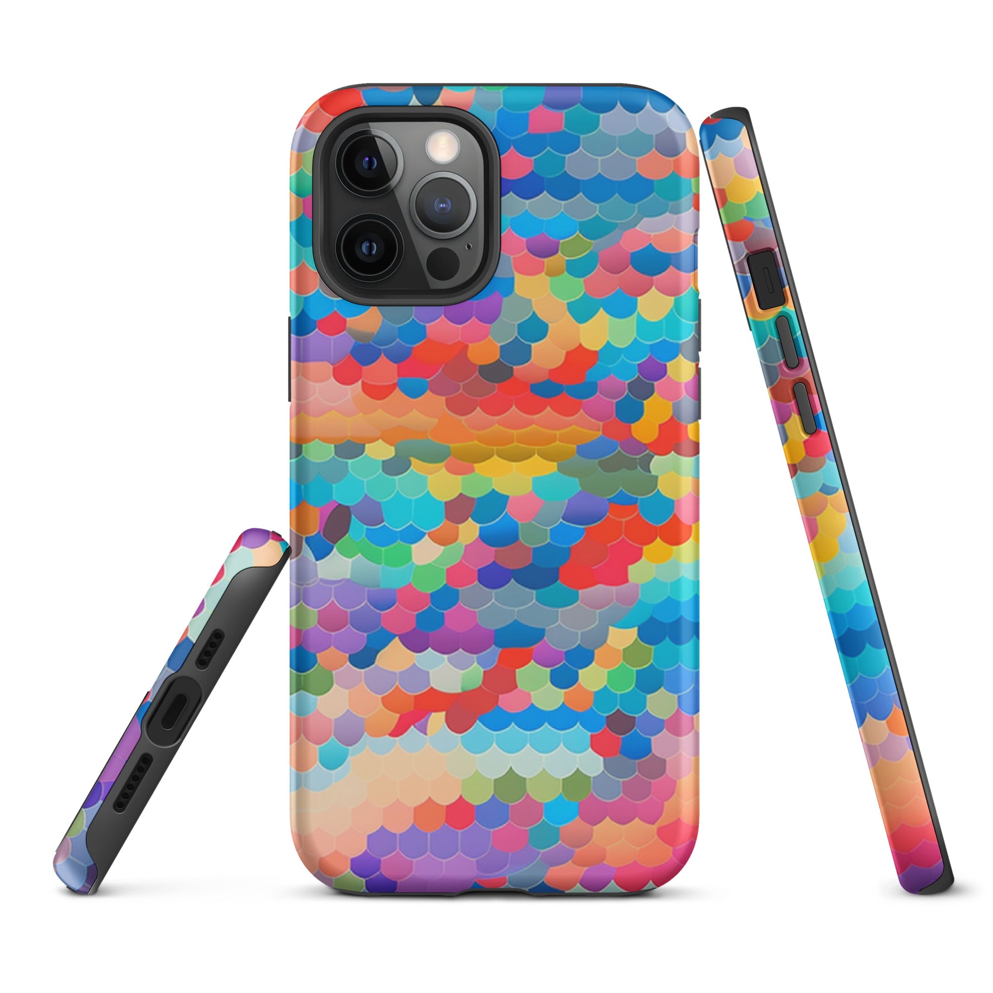 Tough Case for iPhone® Rainbow Cloud Pattern III