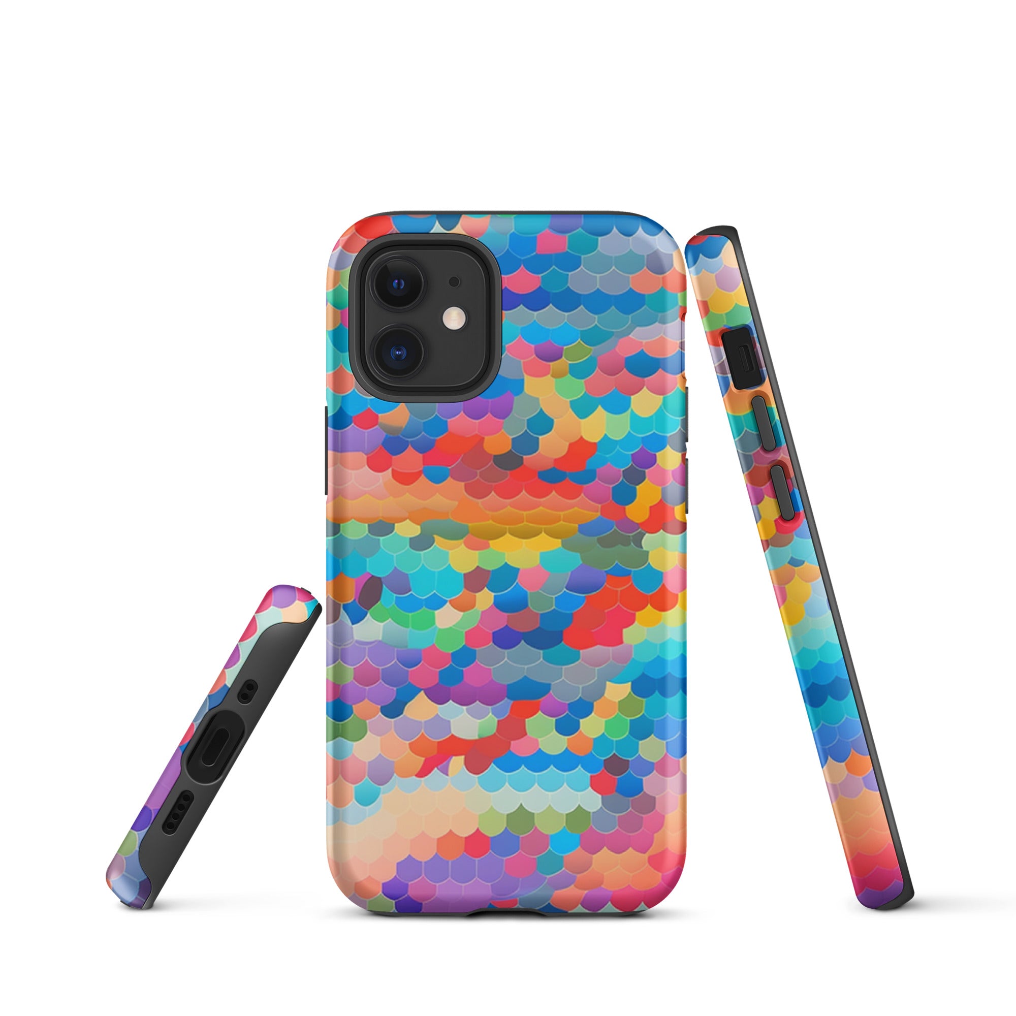 Tough Case for iPhone® Rainbow Cloud Pattern III