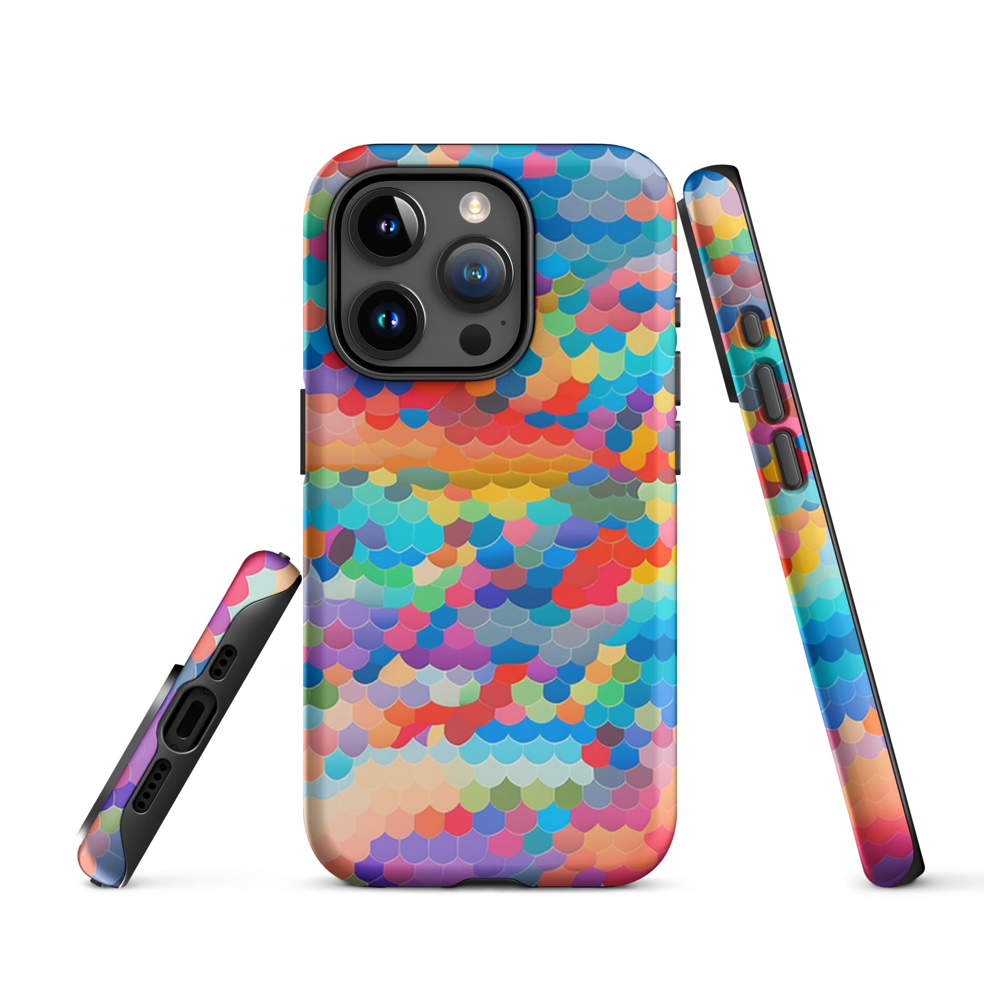 Tough Case for iPhone® Rainbow Cloud Pattern III