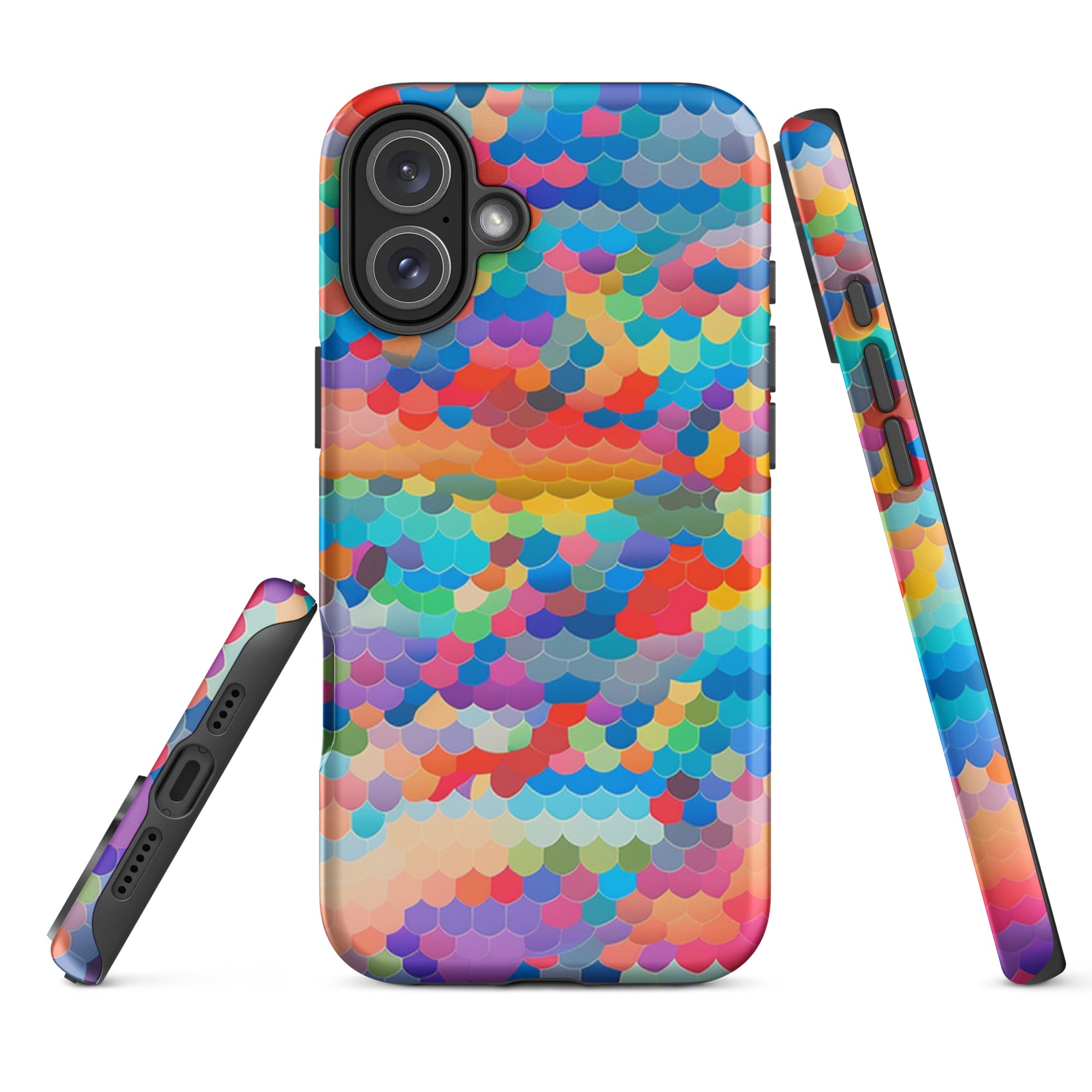 Tough Case for iPhone® Rainbow Cloud Pattern III