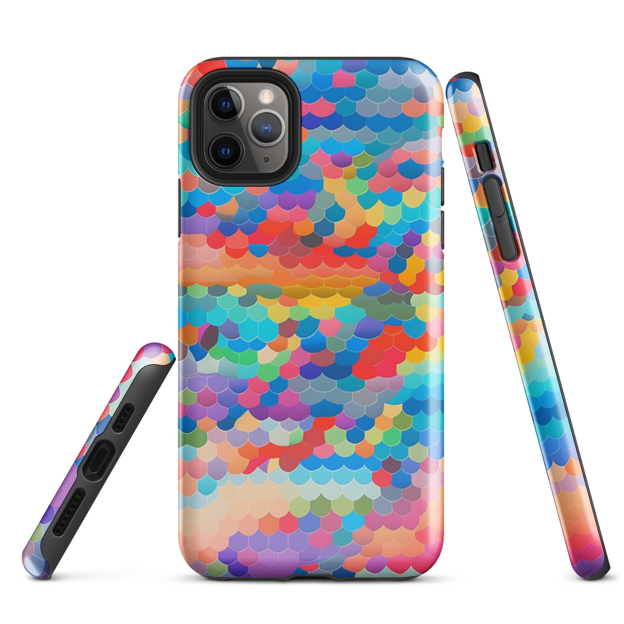Tough Case for iPhone® Rainbow Cloud Pattern III