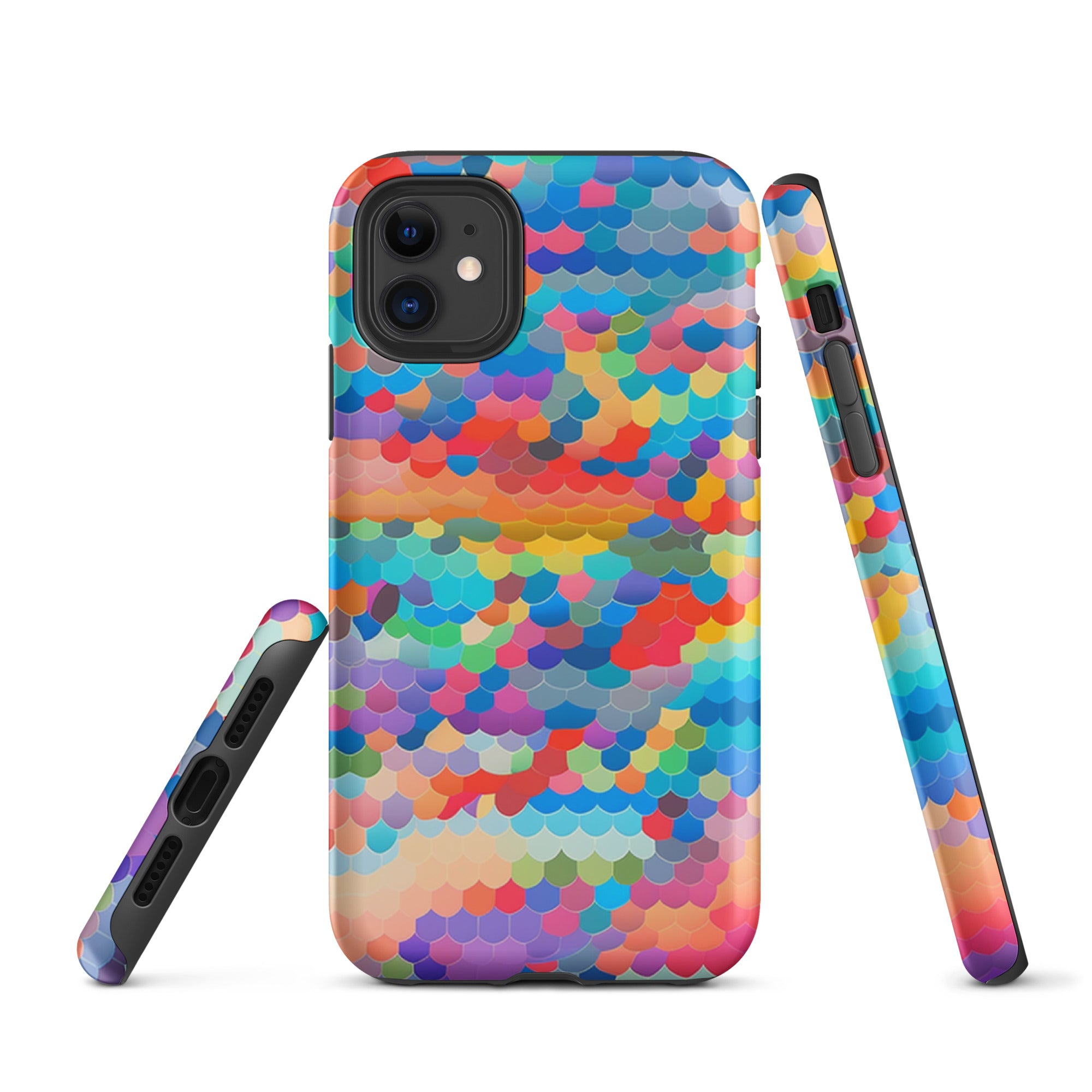 Tough Case for iPhone® Rainbow Cloud Pattern III