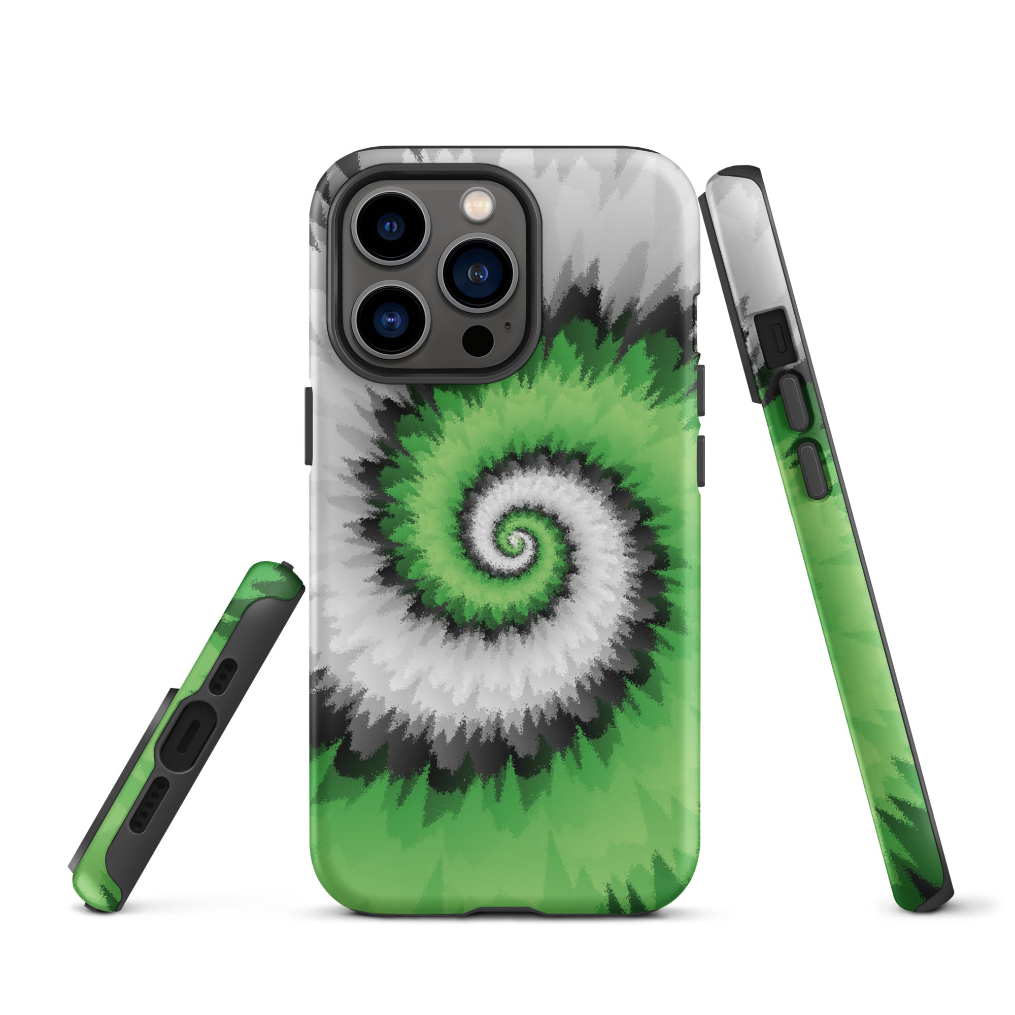 Tough Case for iPhone® Tie Dye Spiral Aromantic