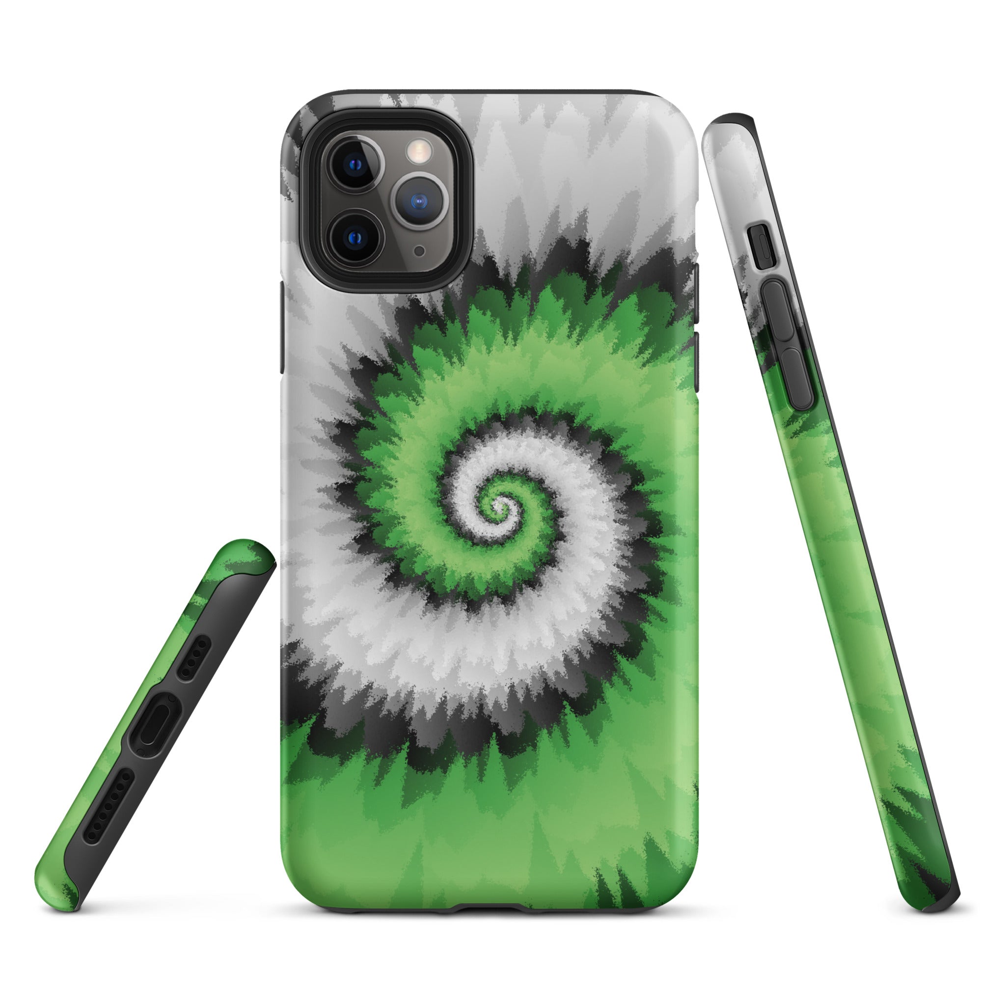 Tough Case for iPhone® Tie Dye Spiral Aromantic