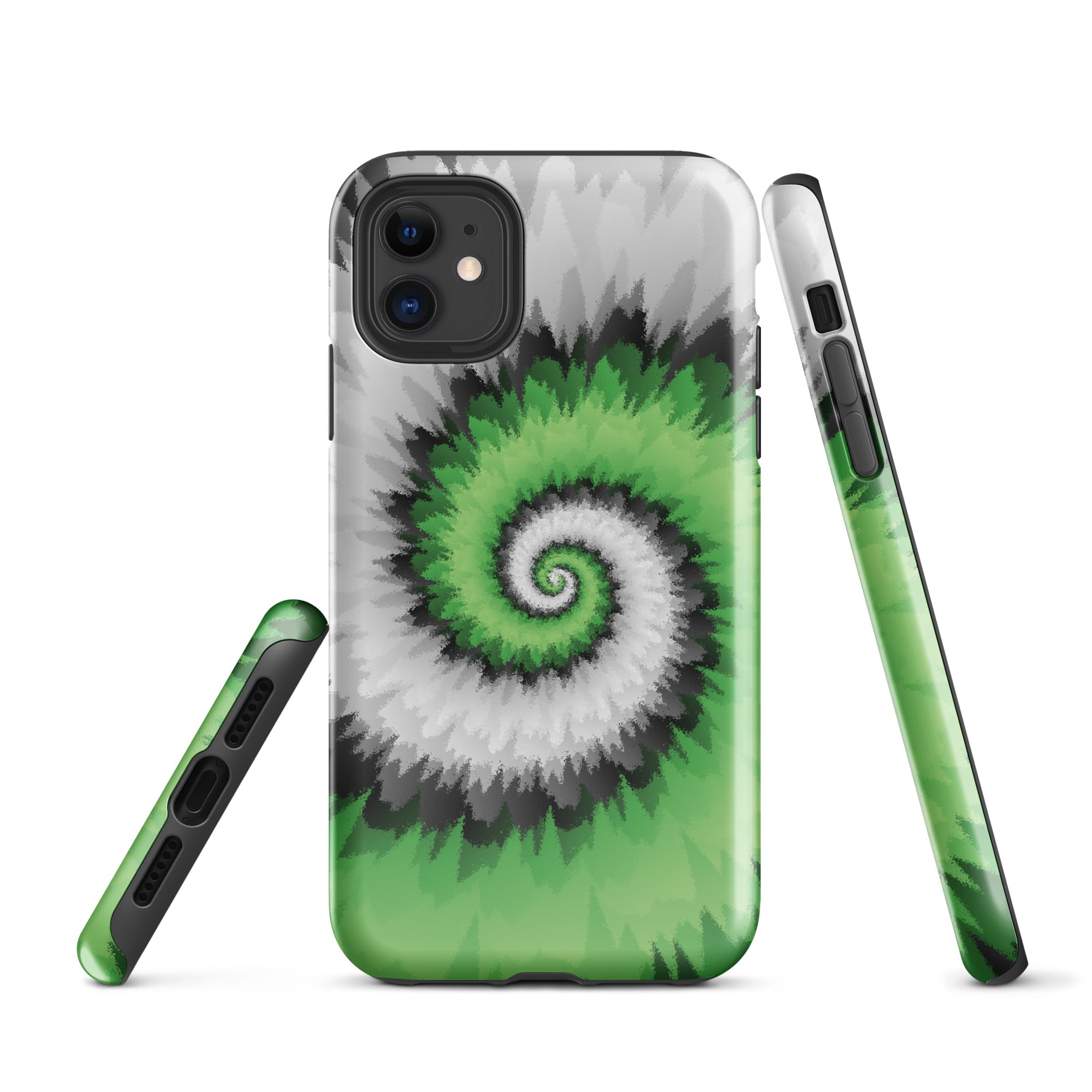 Tough Case for iPhone® Tie Dye Spiral Aromantic