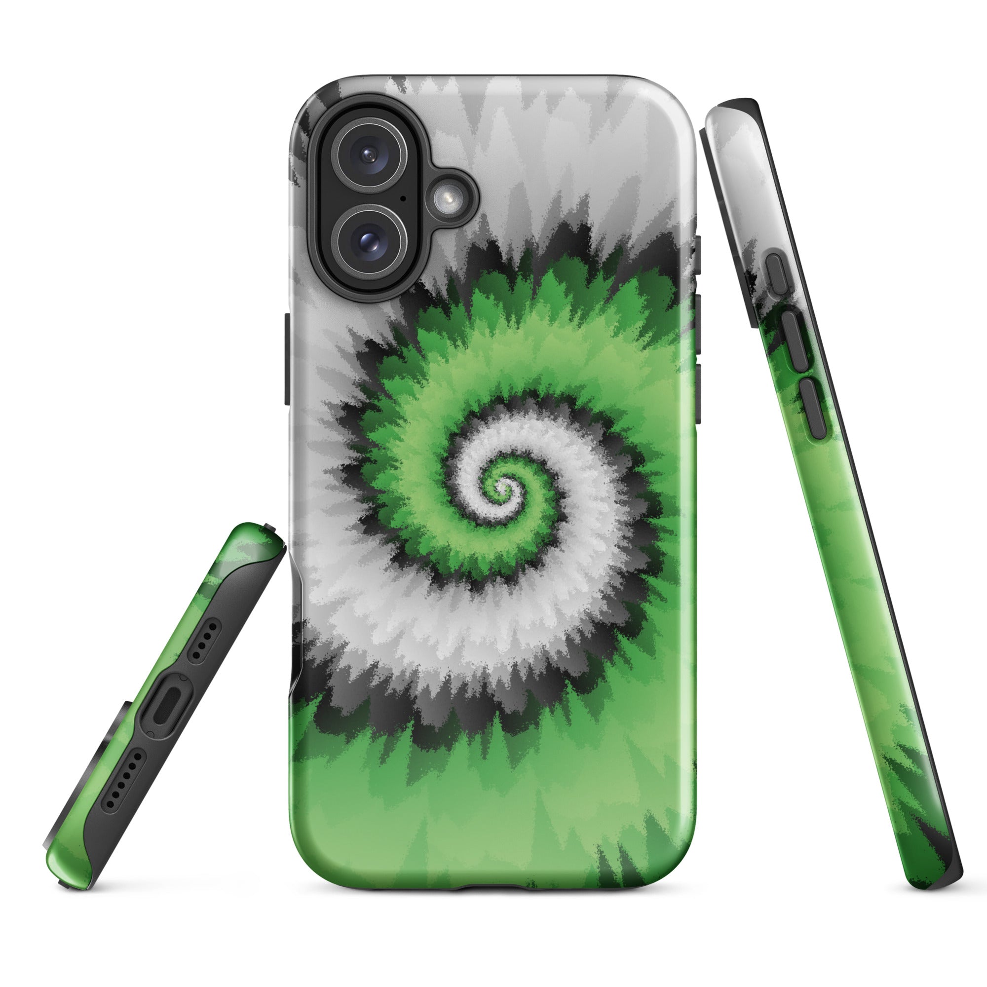 Tough Case for iPhone® Tie Dye Spiral Aromantic