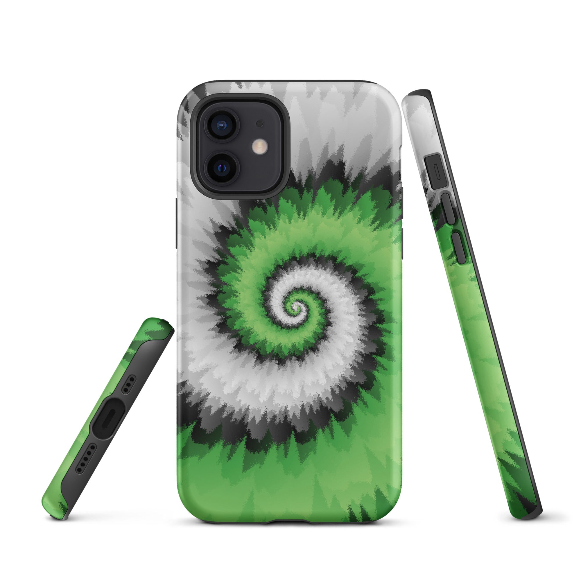 Tough Case for iPhone® Tie Dye Spiral Aromantic
