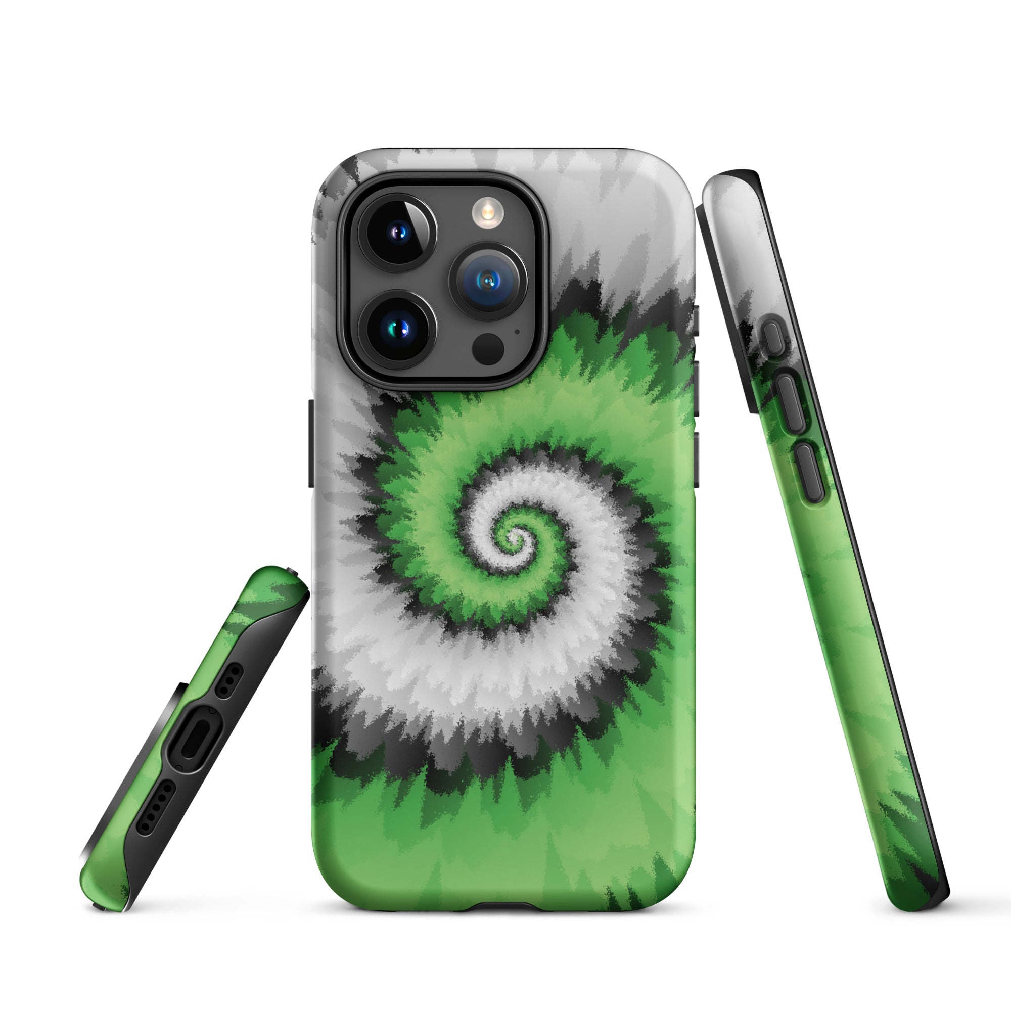 Tough Case for iPhone® Tie Dye Spiral Aromantic