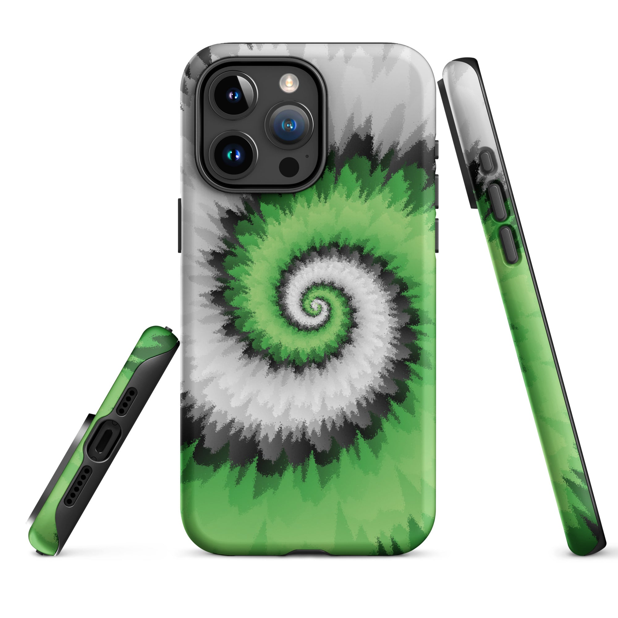 Tough Case for iPhone® Tie Dye Spiral Aromantic
