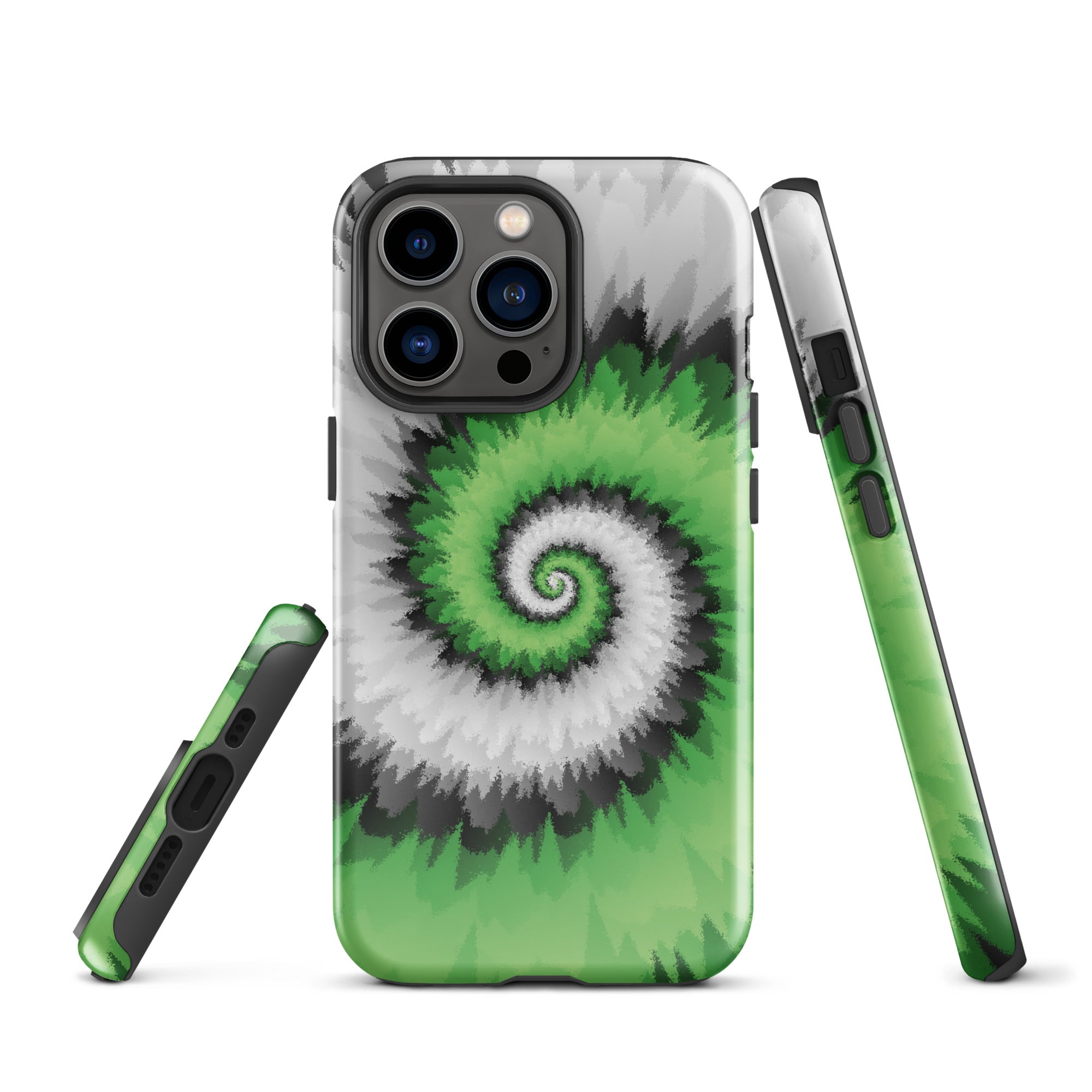 Tough Case for iPhone® Tie Dye Spiral Aromantic