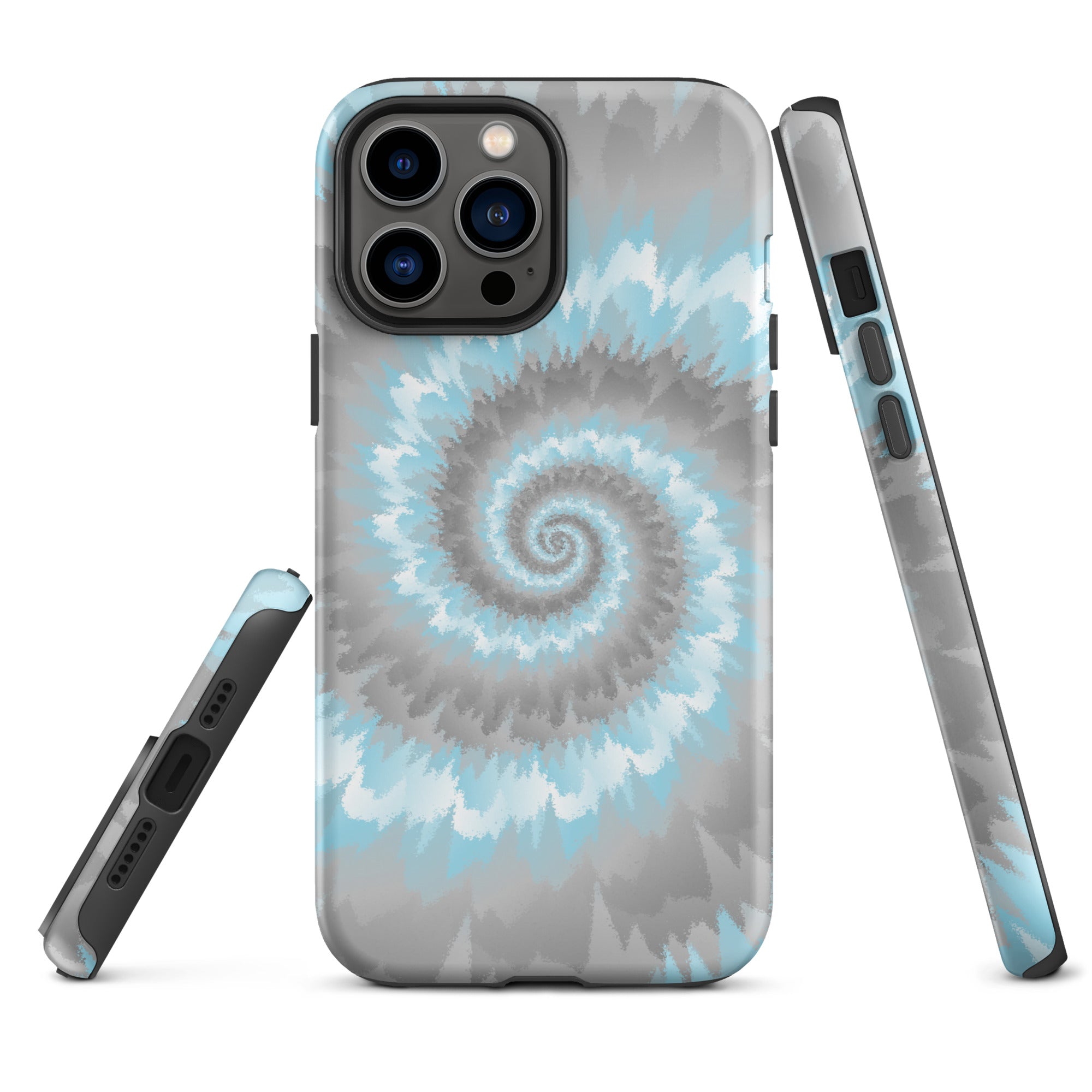 Tough Case for iPhone® Tie Dye Spiral Demiboy