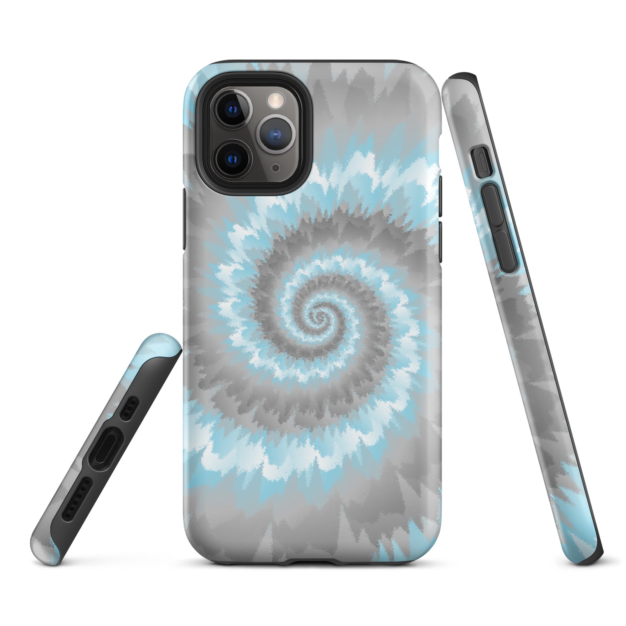 Tough Case for iPhone® Tie Dye Spiral Demiboy