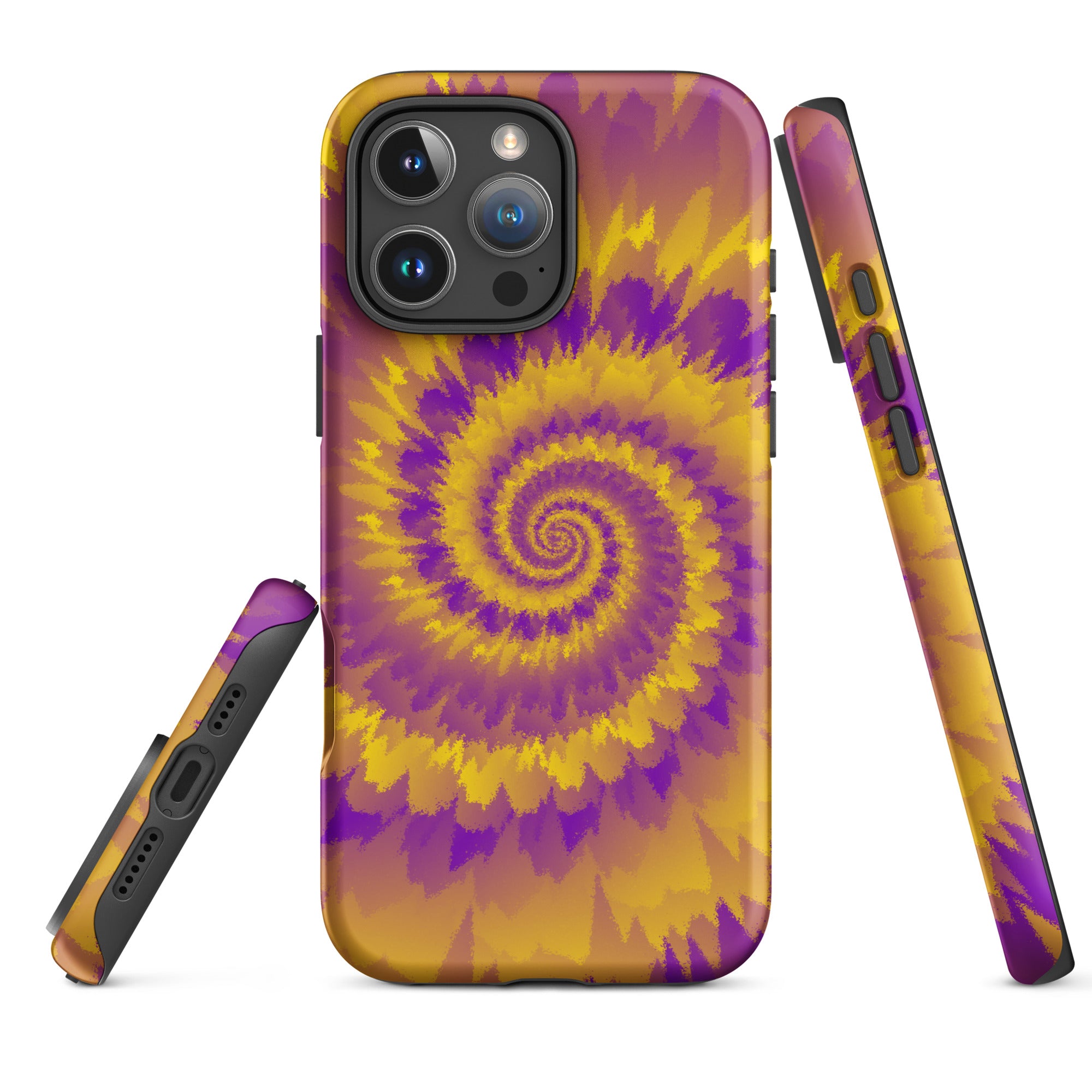 Tough Case for iPhone® Tie Dye Spiral Intersex