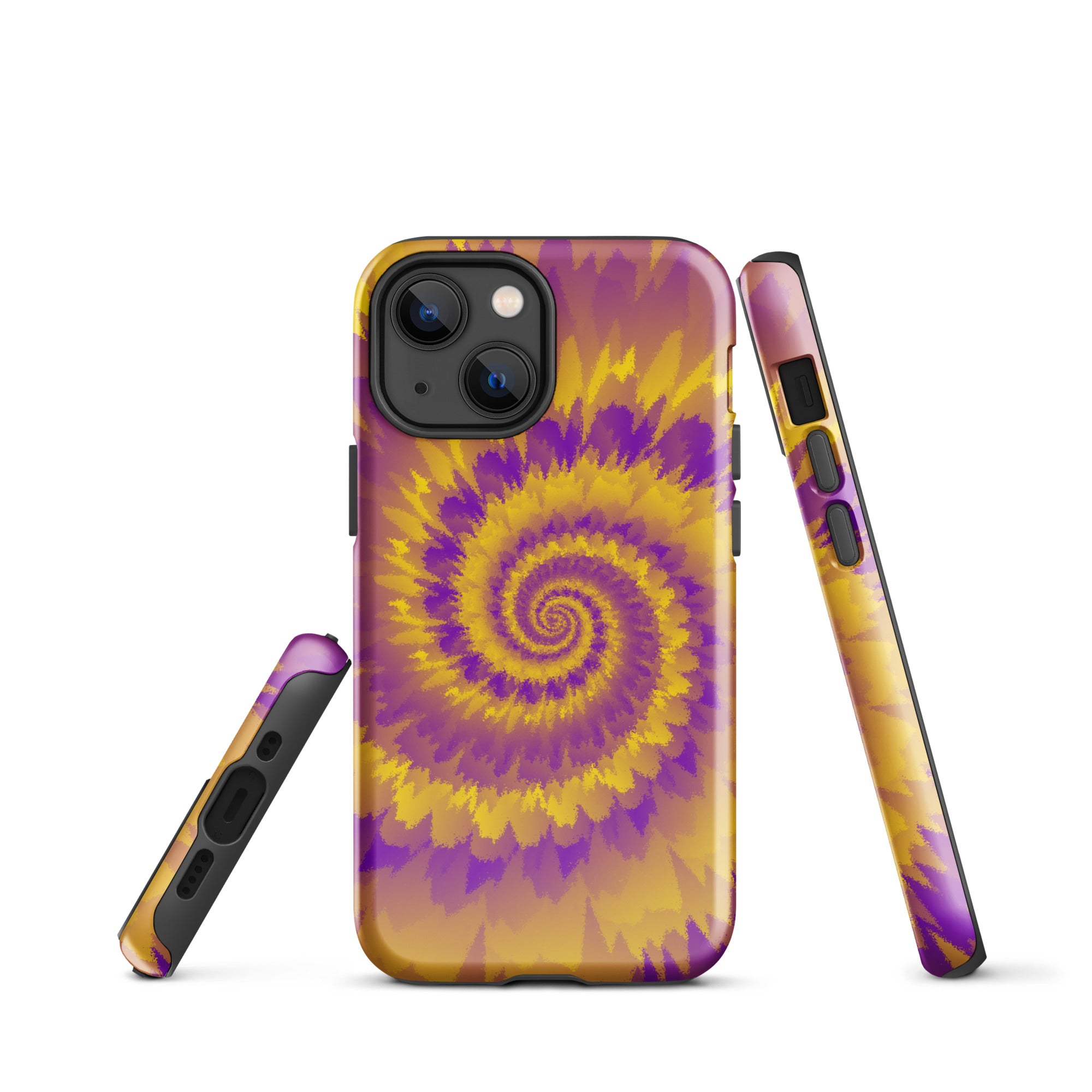 Tough Case for iPhone® Tie Dye Spiral Intersex