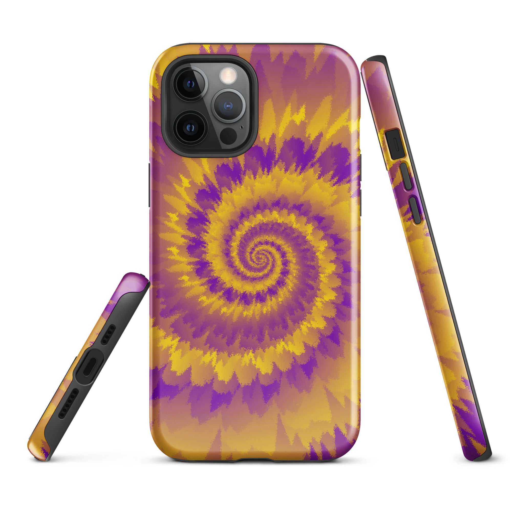 Tough Case for iPhone® Tie Dye Spiral Intersex